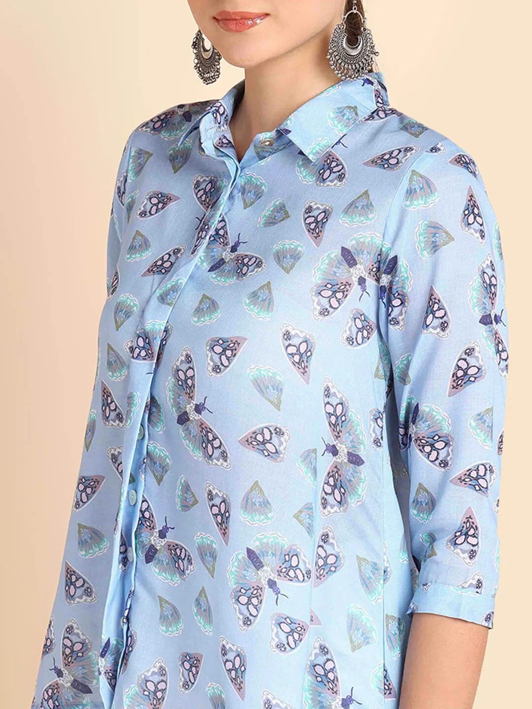 Digital Printed Comfort Fit Shirt for Women