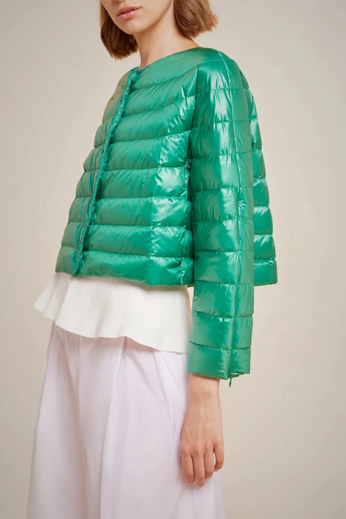 Down Filled Jacket - Aloe