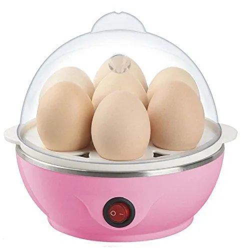 Egg Boiler/Egg Poacher/7 Egg Cooker/Electric Egg Boiler/Egg Steamer/Home Machine Egg Boiler with Egg Tray