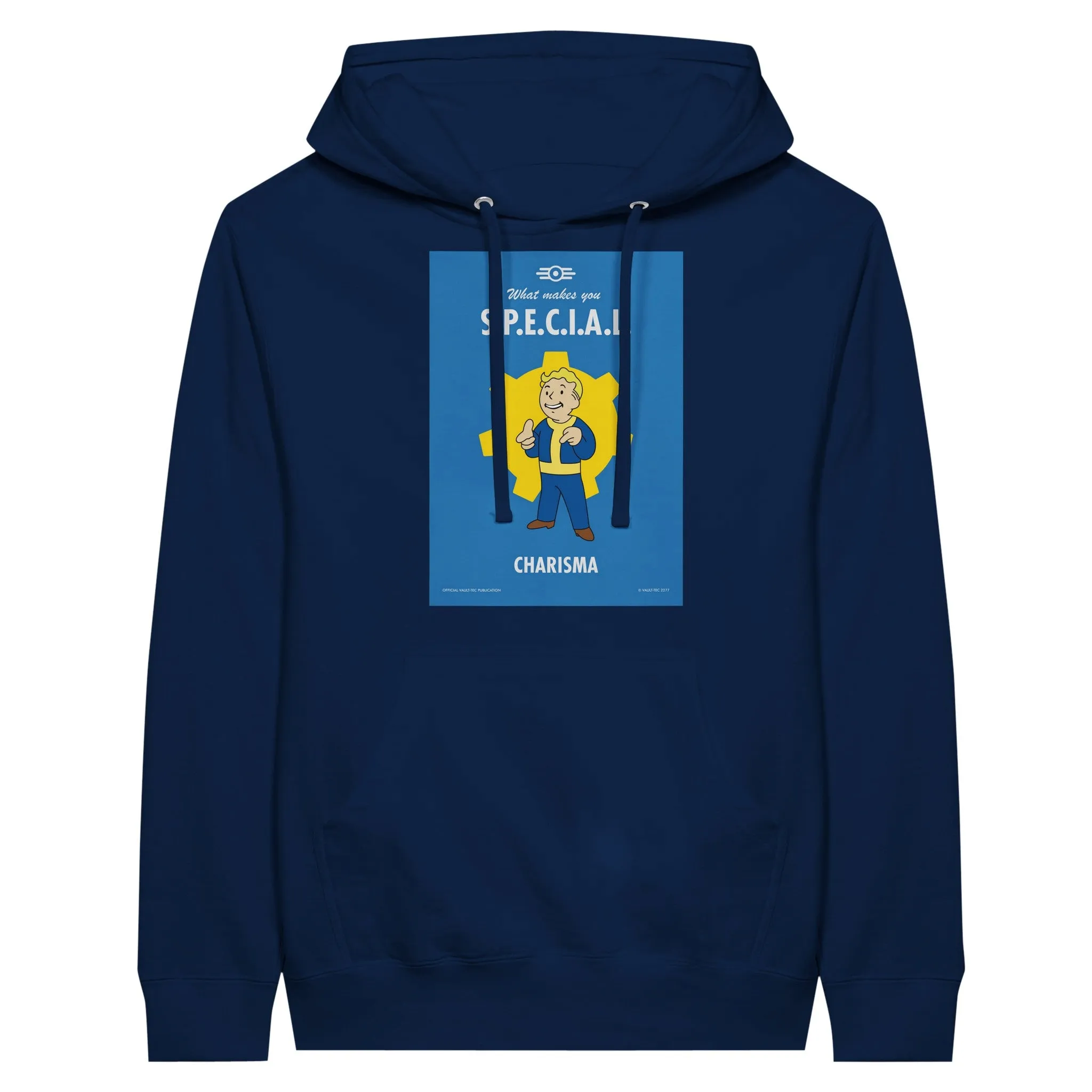 Fallout Hoodie - What Makes You S.P.E.C.I.A.L. Charisma Artwork - Premium Unisex Pullover Hoodie