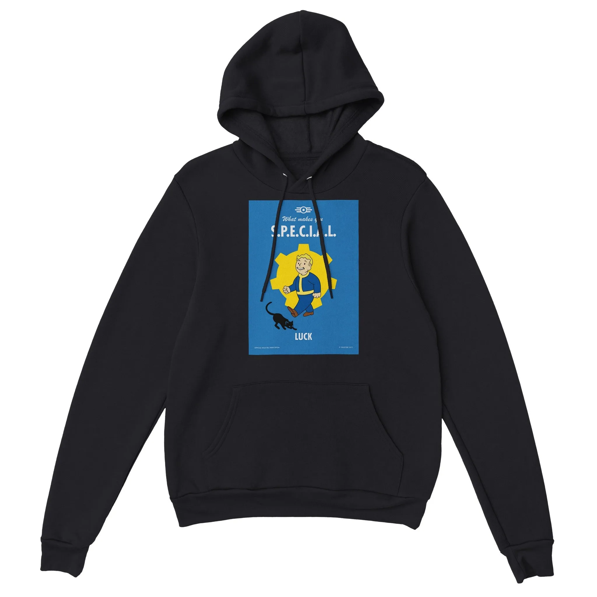 Fallout Hoodie - What Makes You S.P.E.C.I.A.L. Luck Artwork - Premium Unisex Pullover Hoodie