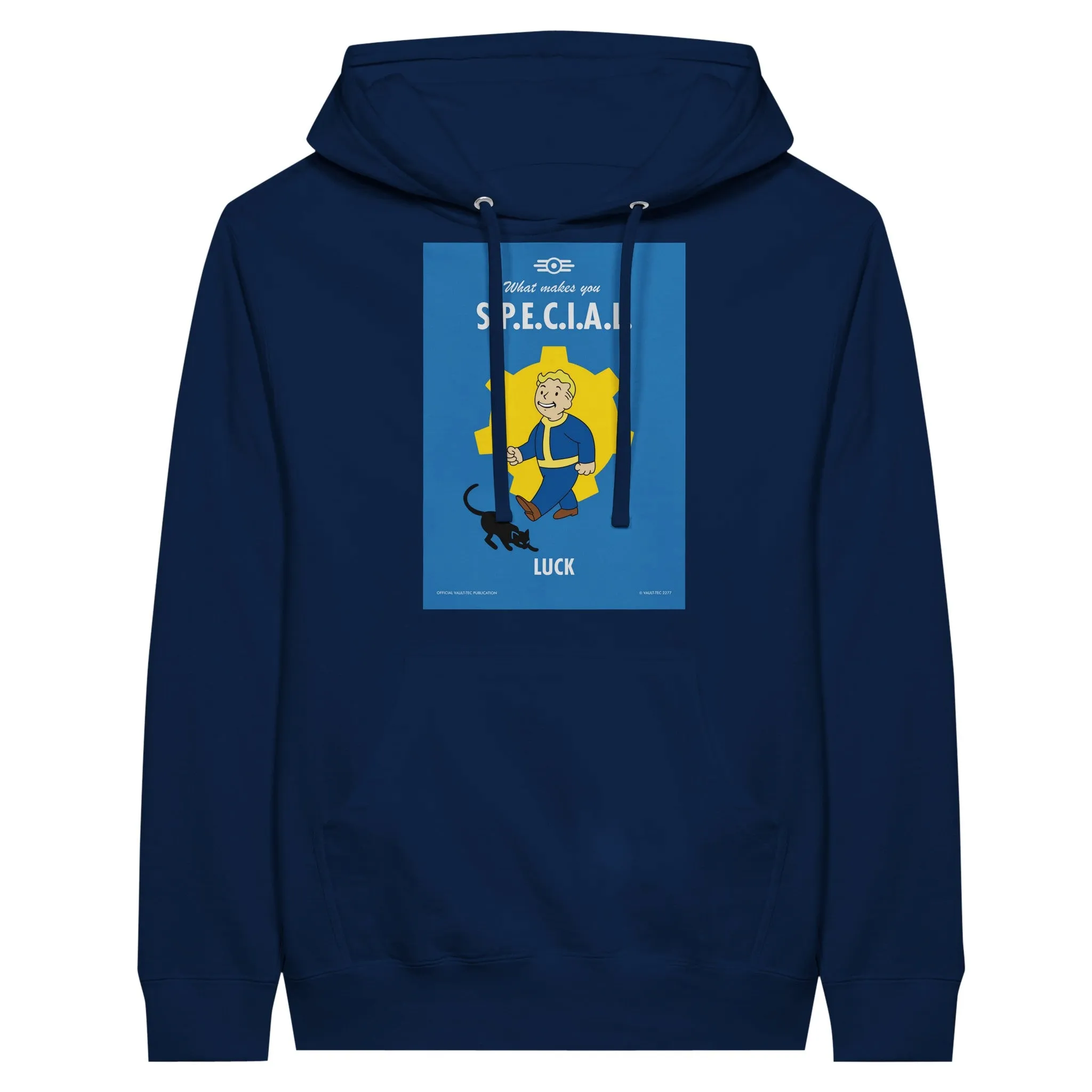 Fallout Hoodie - What Makes You S.P.E.C.I.A.L. Luck Artwork - Premium Unisex Pullover Hoodie