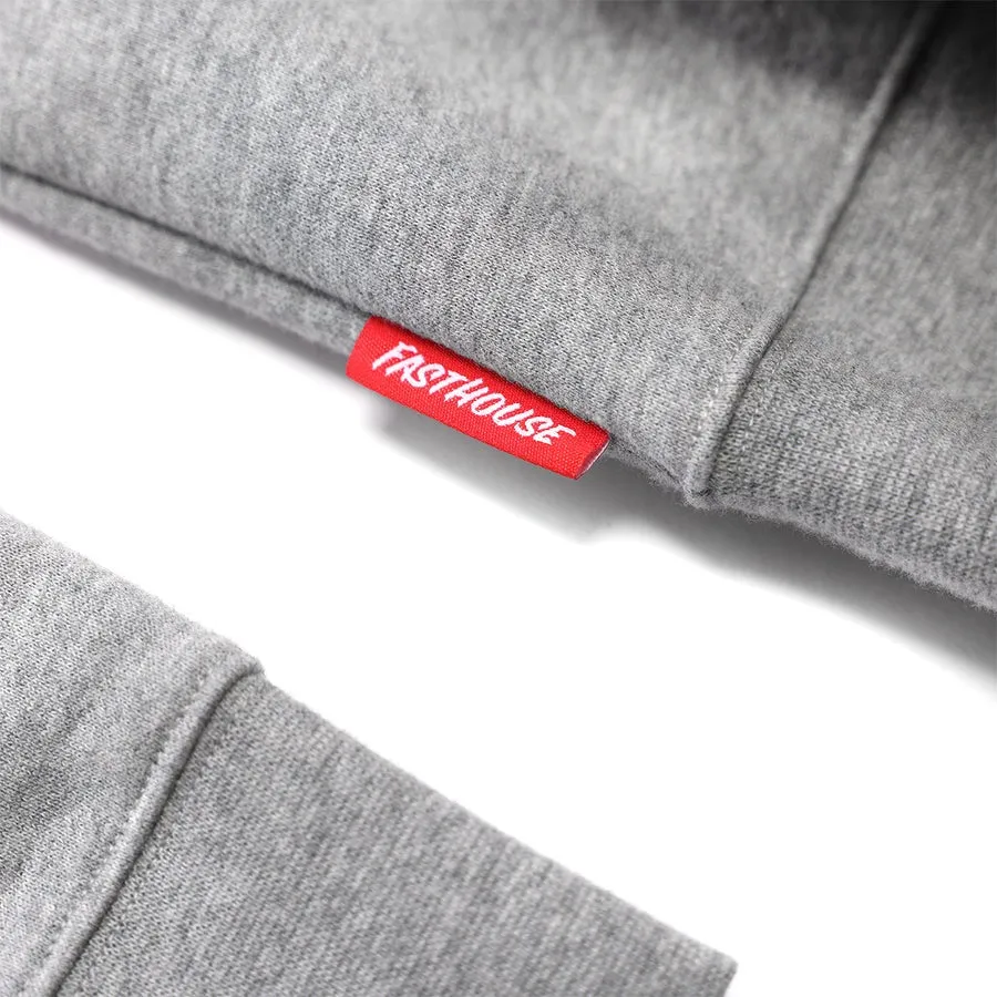 Fasthouse Origin Hooded Zip-Up - Heather Grey