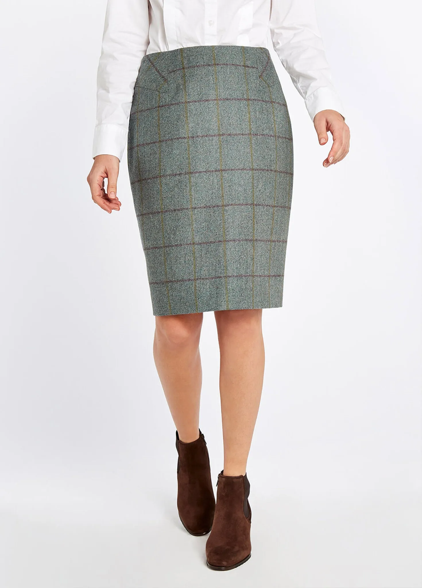 Fern Tweed Skirt - Sorrel