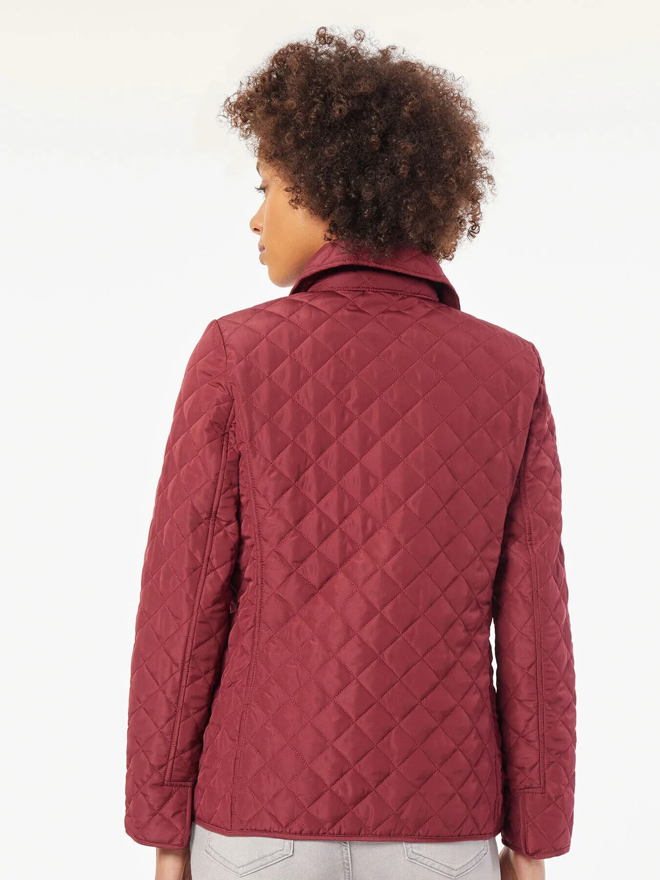 Five-Button Quilted Jacket