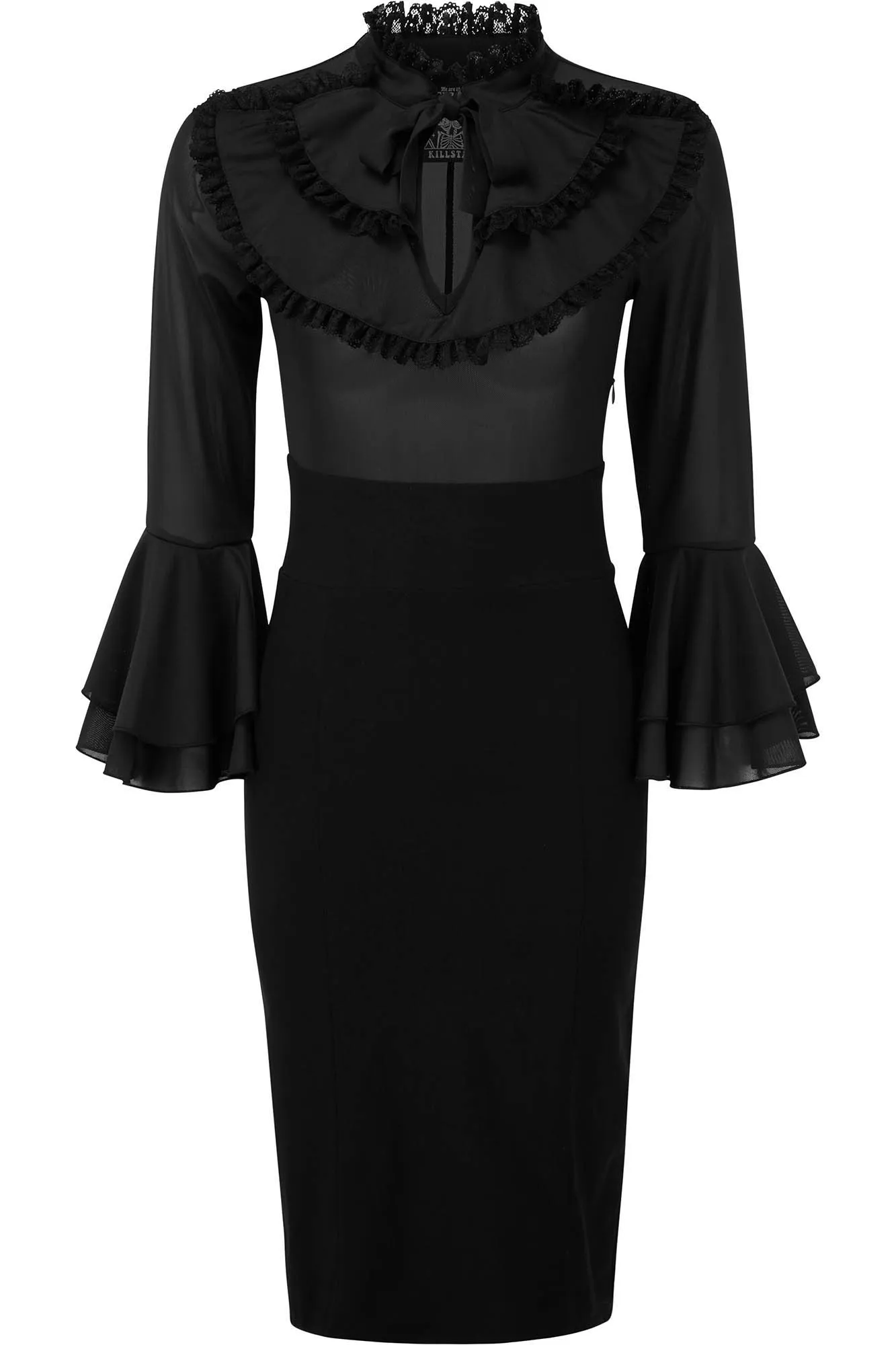 Glamour Ghoul Pencil Dress - Resurrect