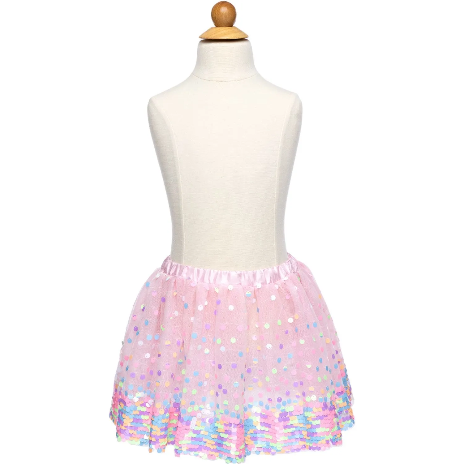 Great Pretenders Party Fun Sequins Skirt - Pink/Neon