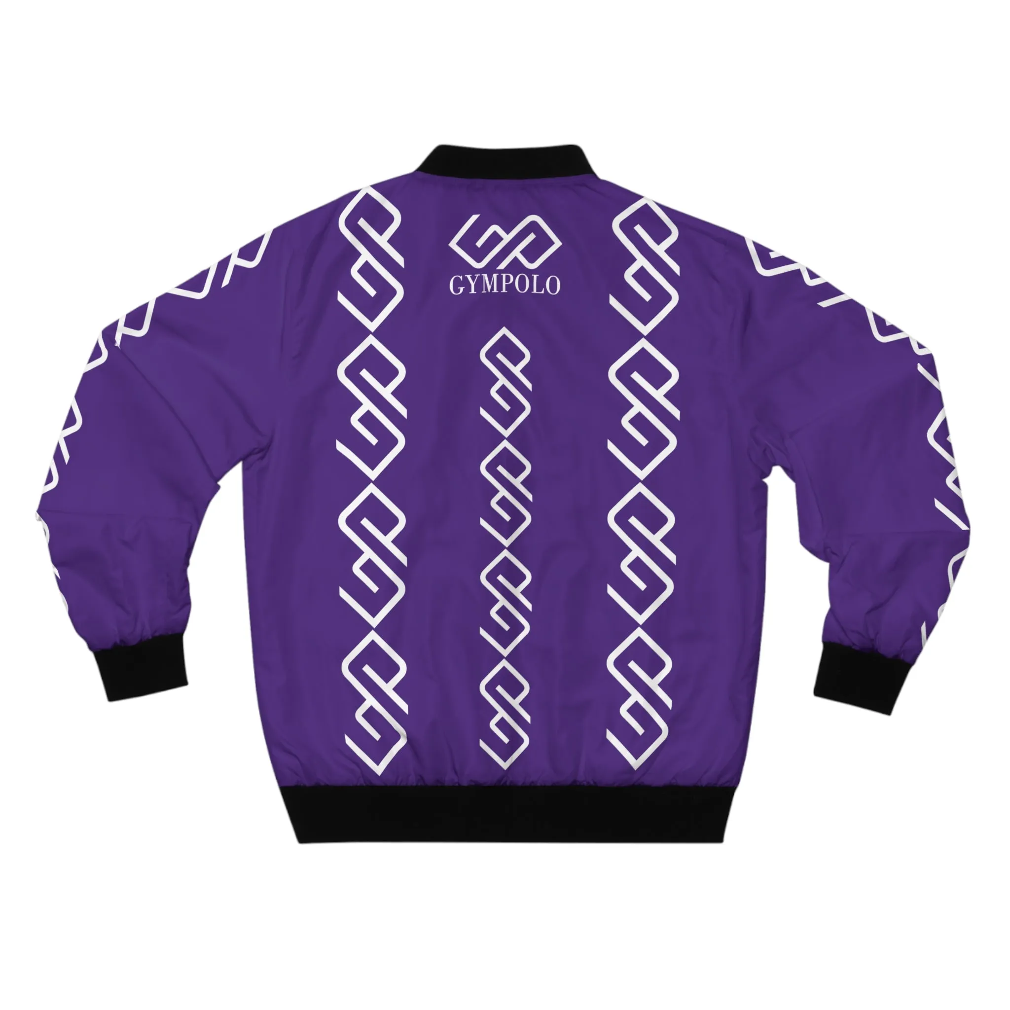 GYMPOLO Men's Bomber Jacket - Purple