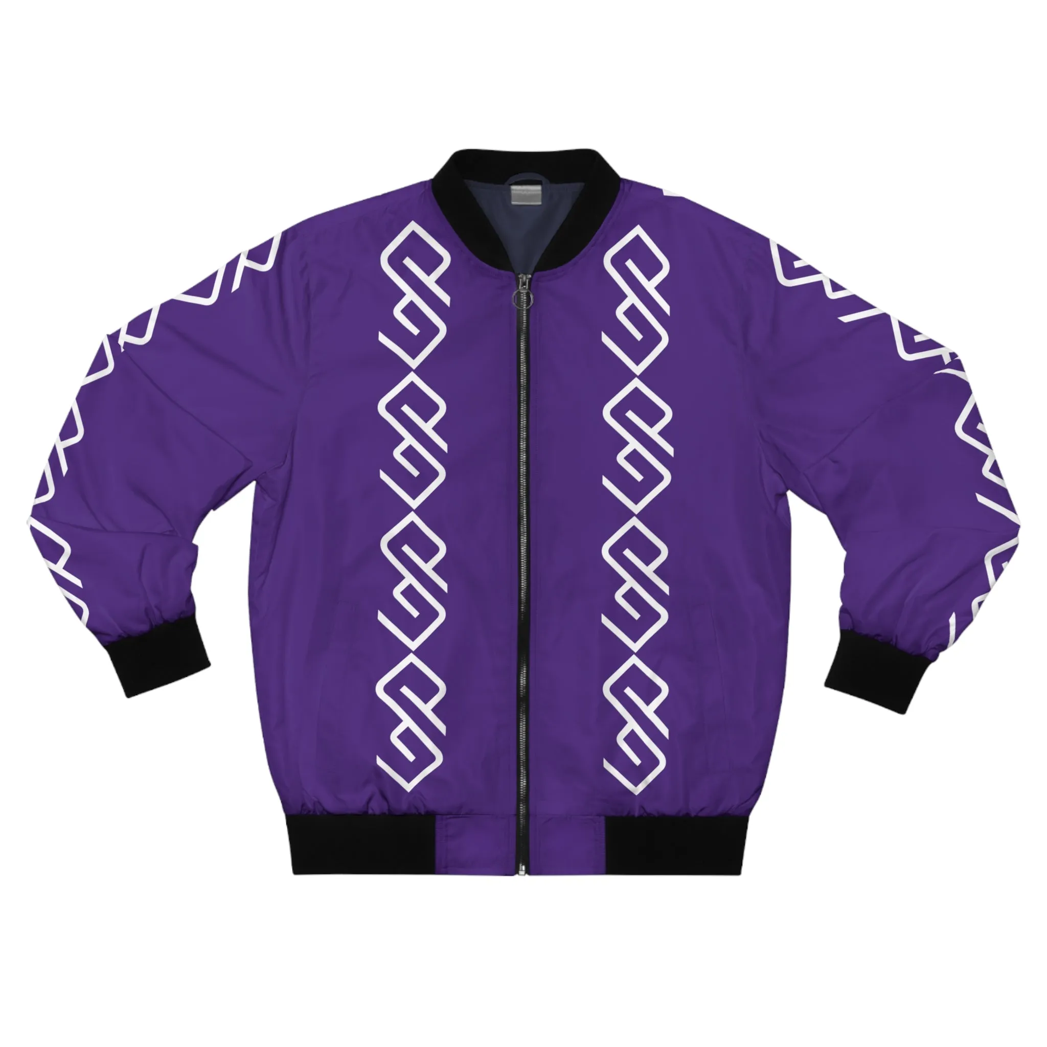 GYMPOLO Men's Bomber Jacket - Purple