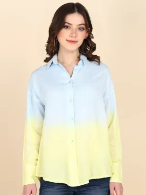 Hand Tie & Dye Comfort Fit Shirt for Women