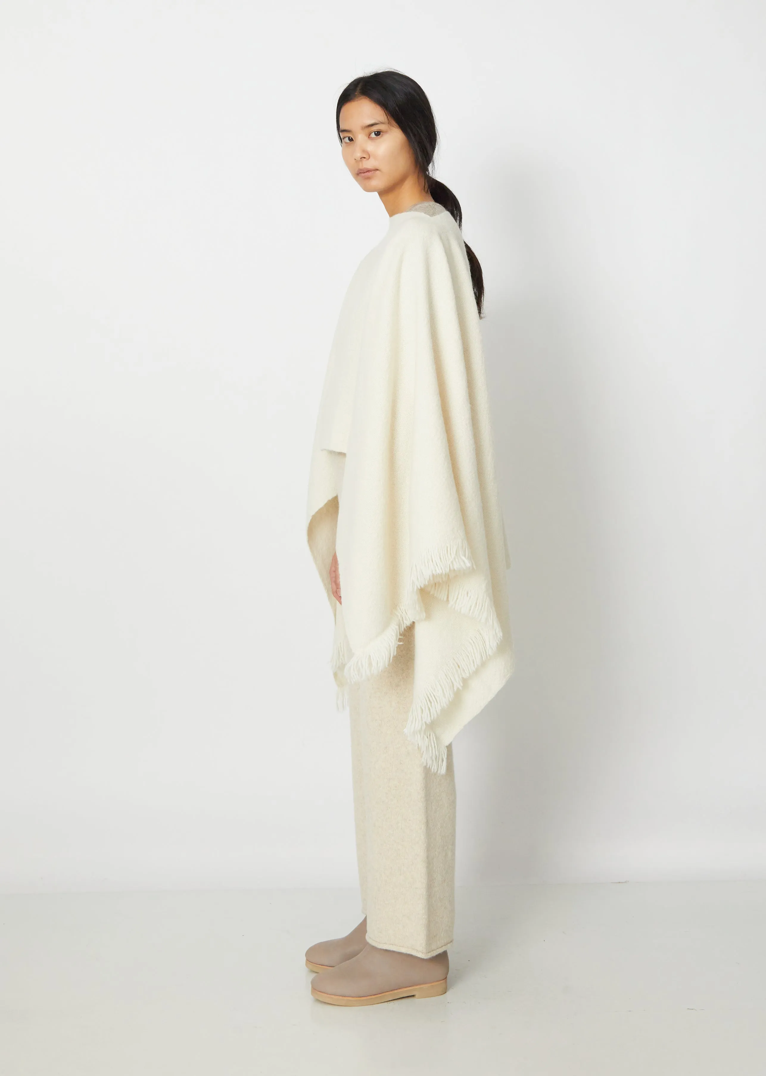 Handwoven Drape Poncho