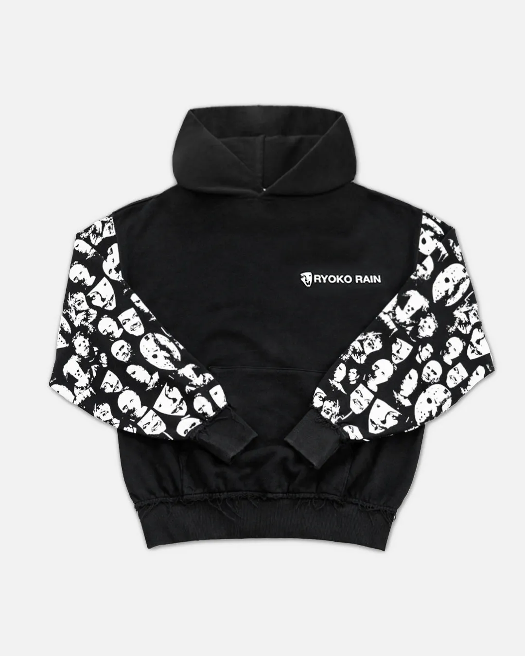 HORROR FILM CROPPED HOODIE