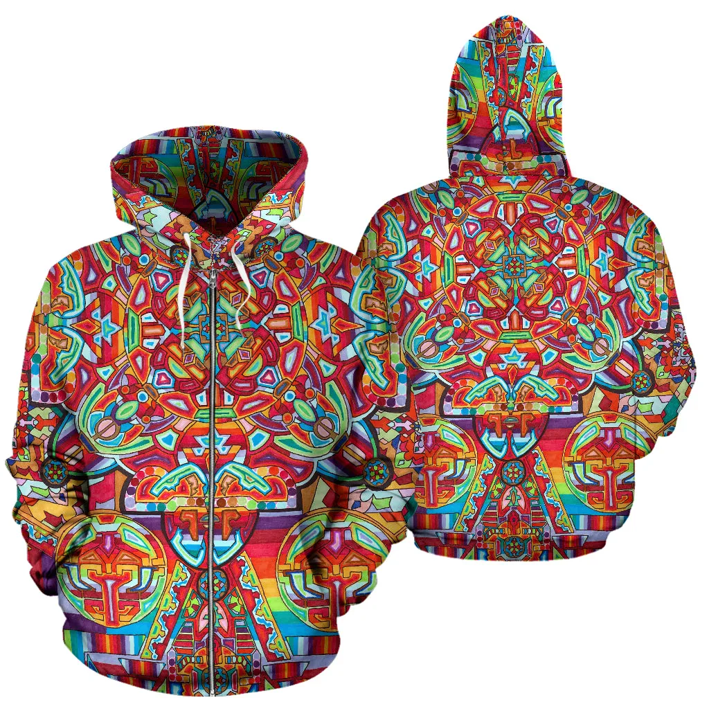 Infinity Mandala | Zipper Hoodie | Lachlan Wardlaw