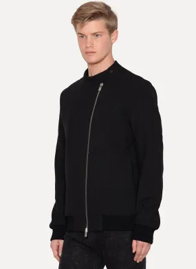 iStretch Graphite Wool Short Bomber