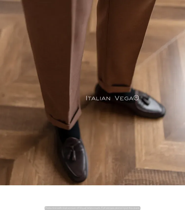 Italian Khakhi Signature Formal Gurkha Pants by ITALIAN VEGA®