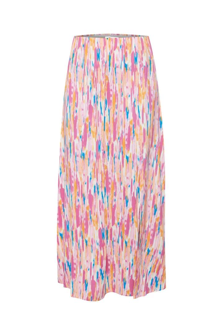 Joella Slit Skirt - Pink Sachet Mix