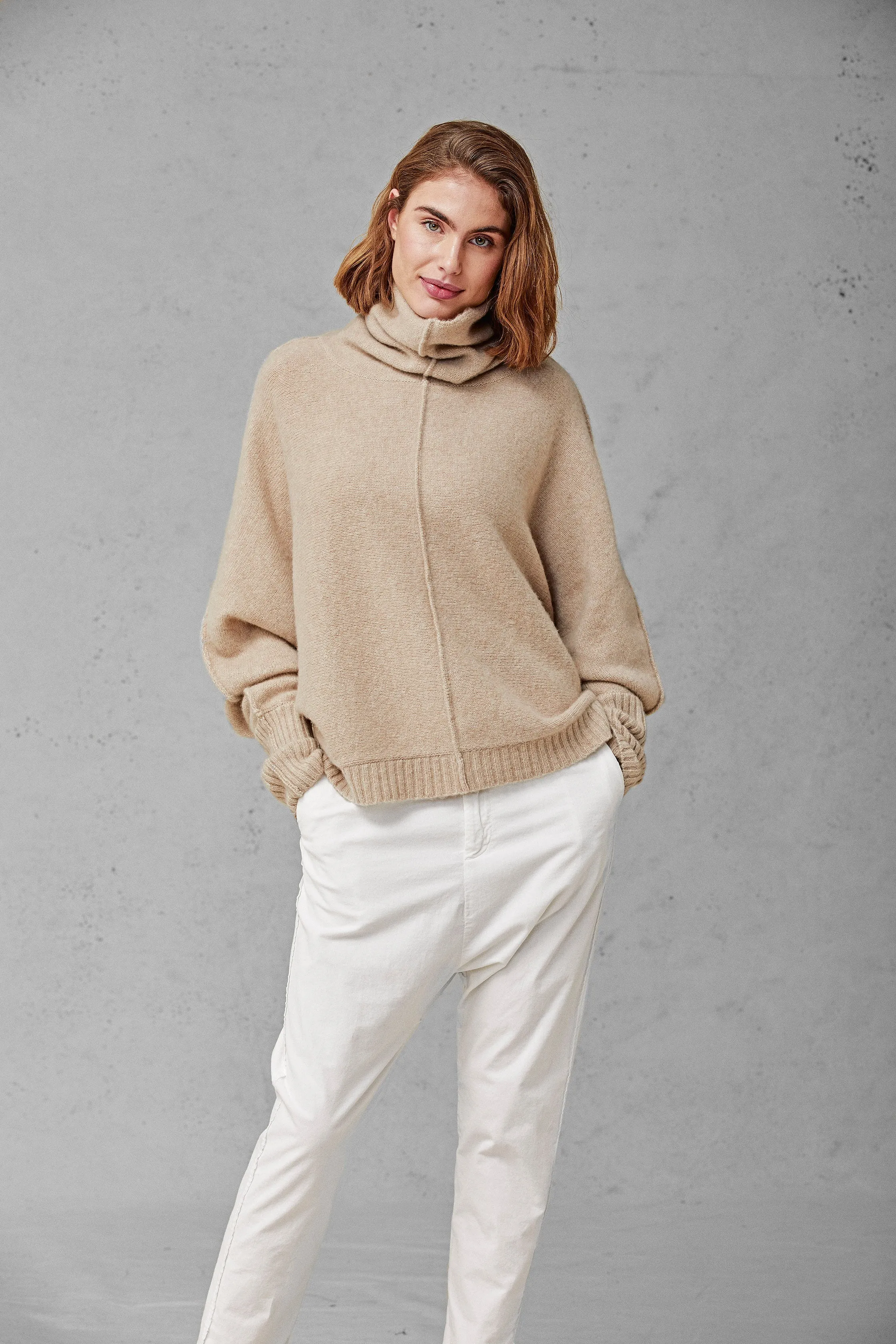 Kristensen Du Nord Cashmere Turtleneck Jute