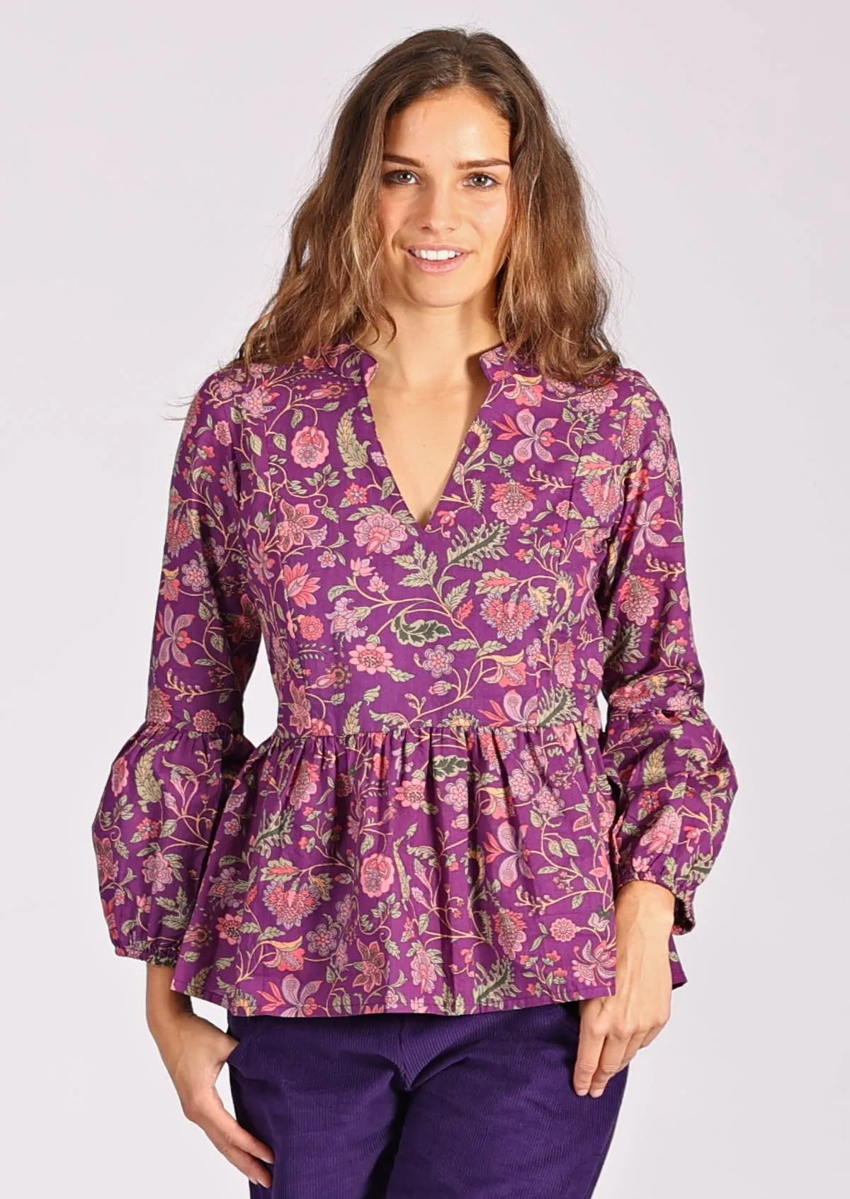 Kyra Blouse Amethyst