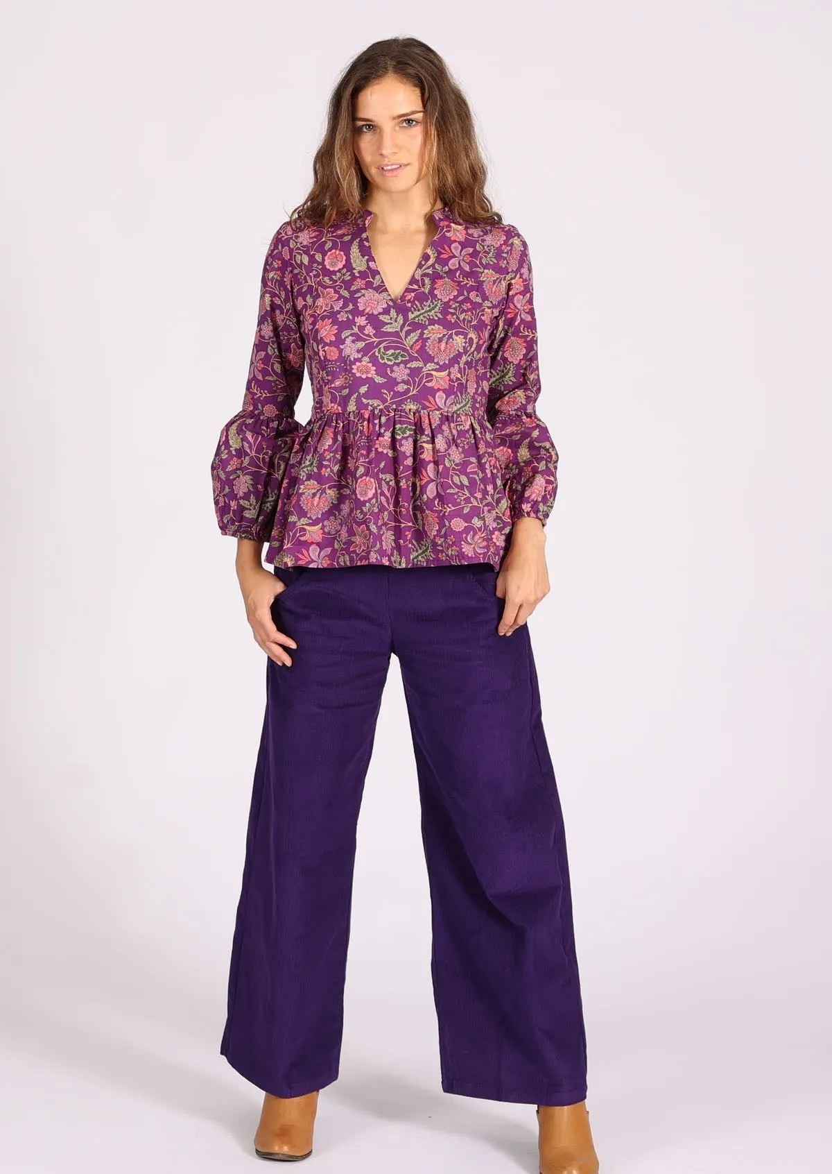 Kyra Blouse Amethyst