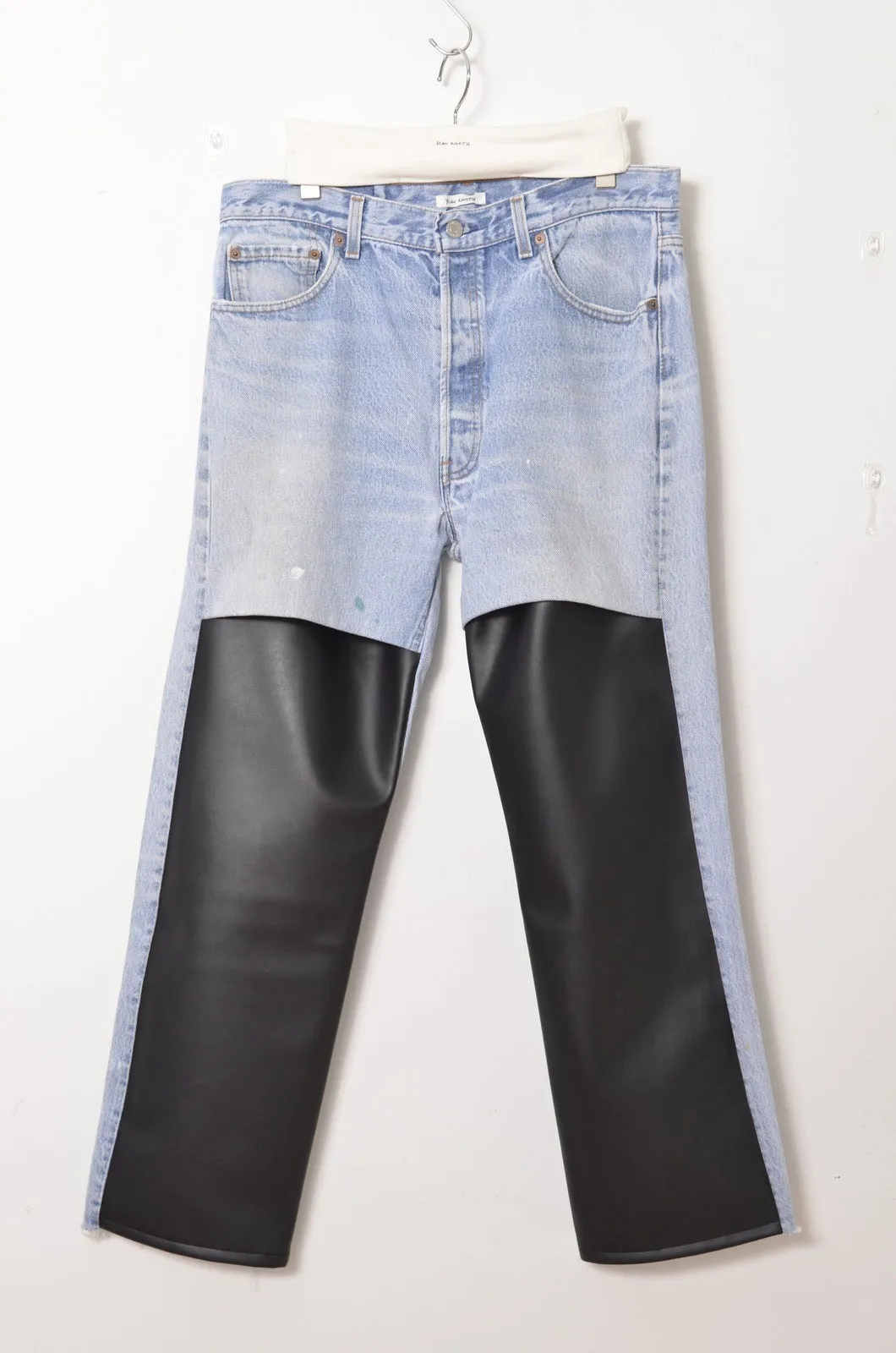 LEATHER SLIT PT B/BLK_01