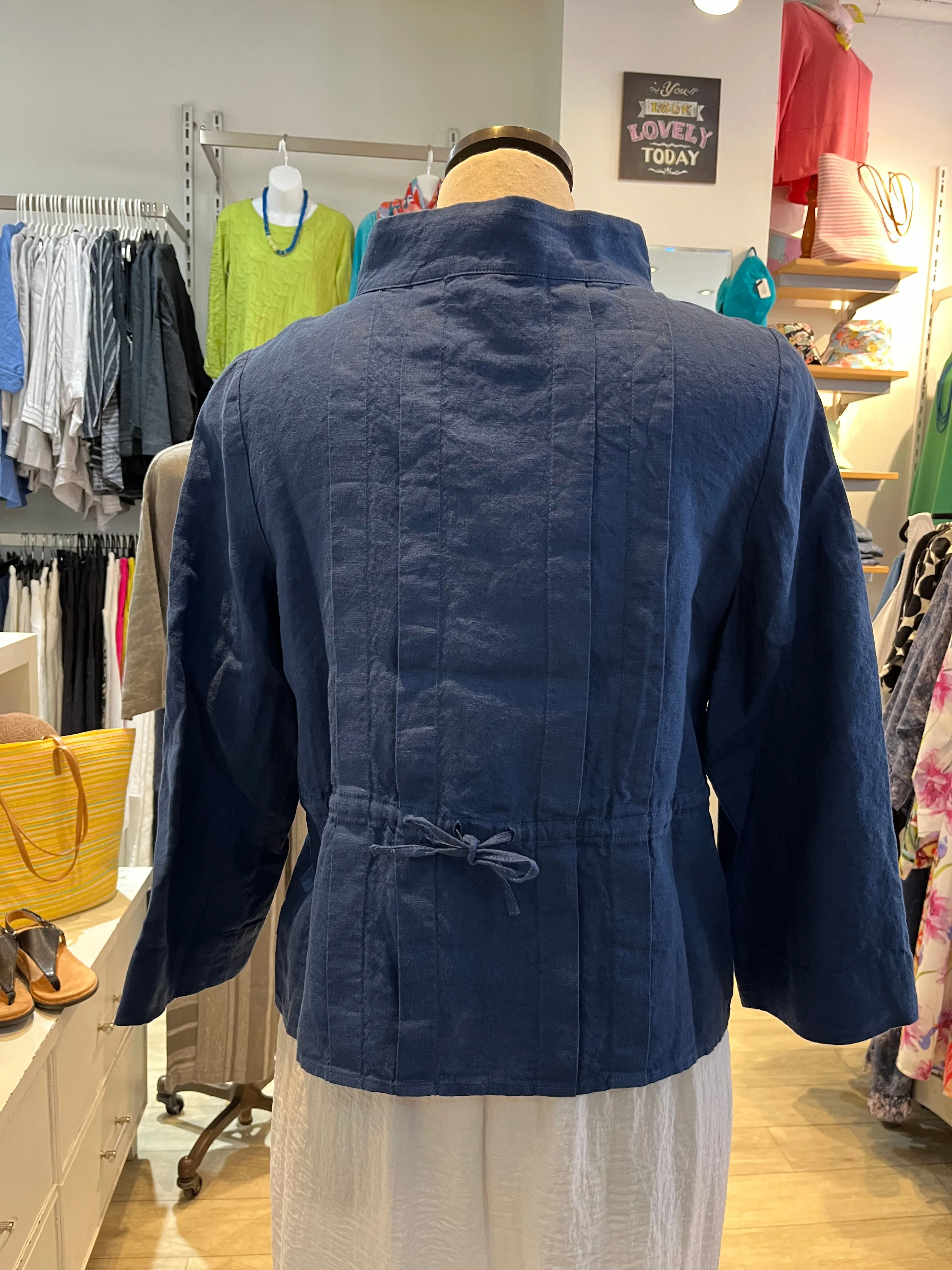 Liv Sale, 260469 Montauk Jacket, Navy, 50% Off Regular Price