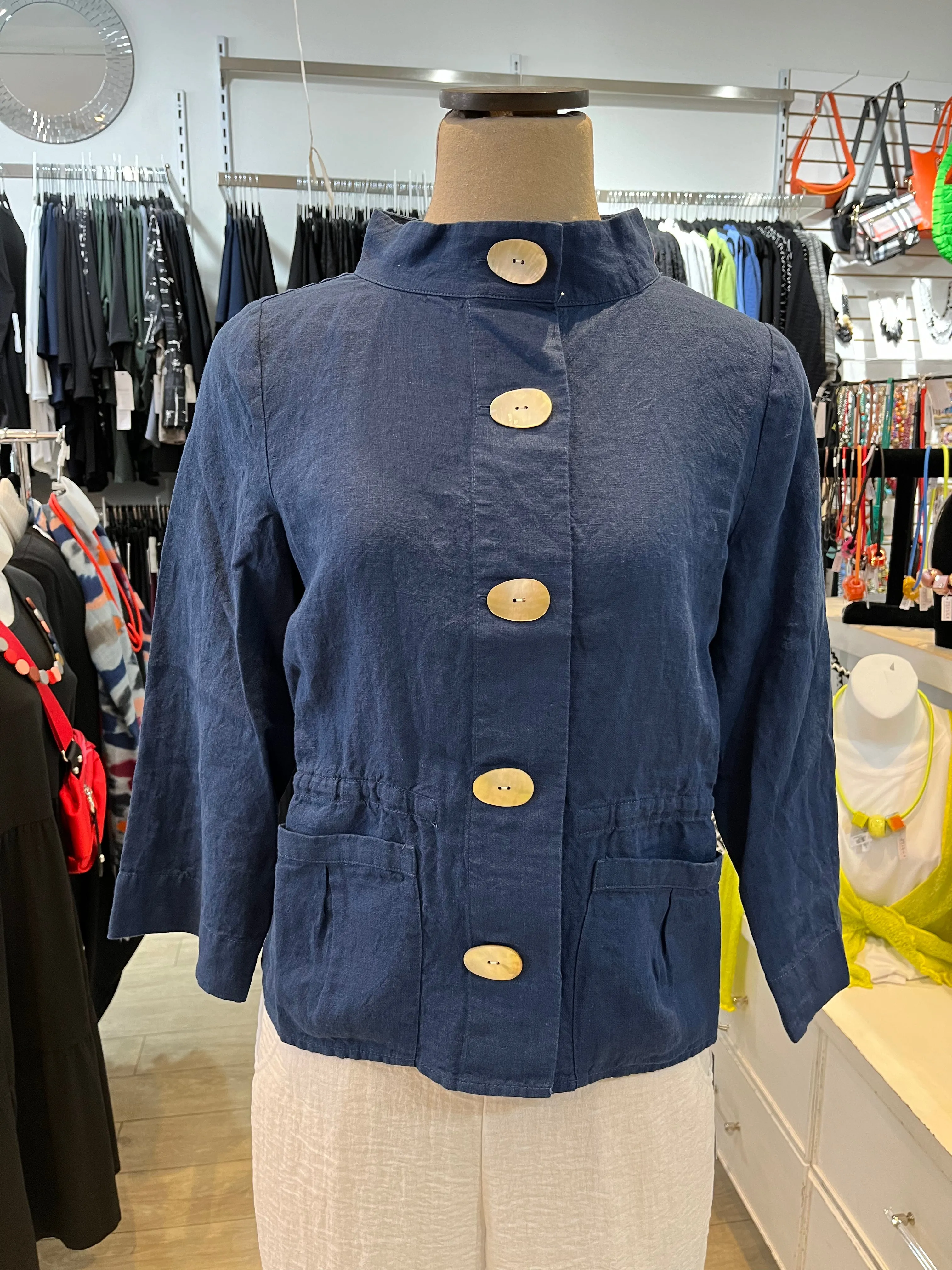 Liv Sale, 260469 Montauk Jacket, Navy, 50% Off Regular Price