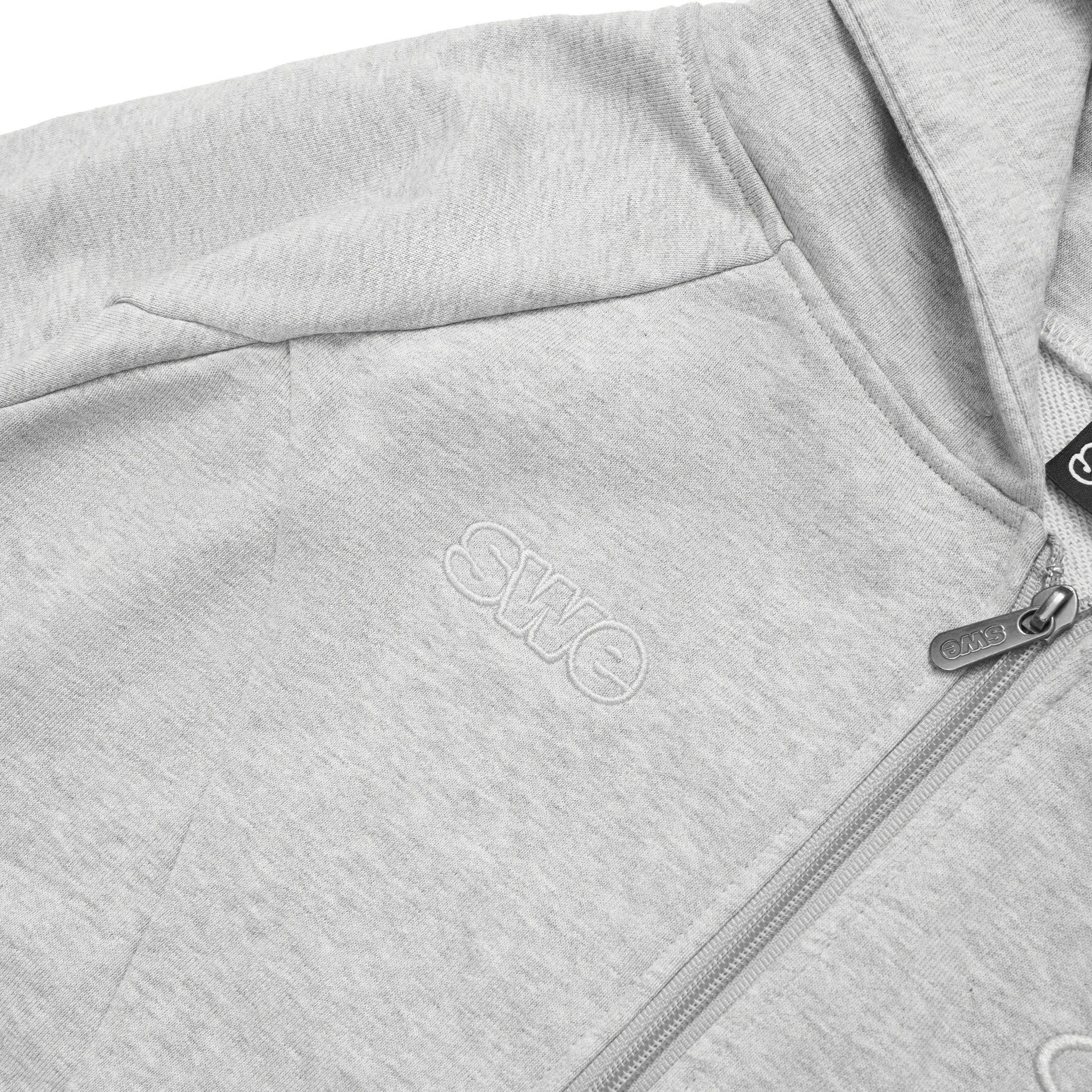 LOOSE ZIP HOODIE - GRAY