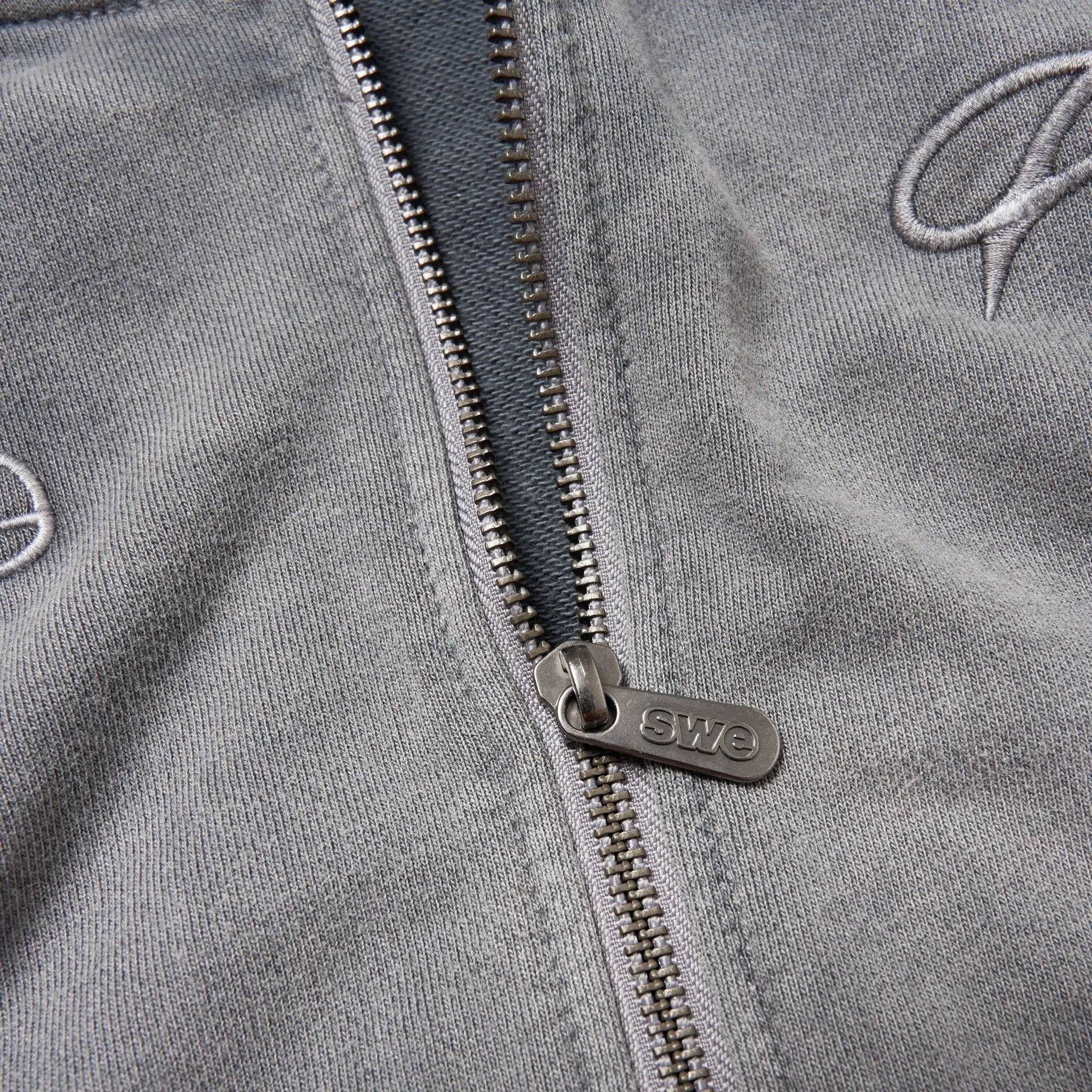 LOOSE ZIP HOODIE - WASHED