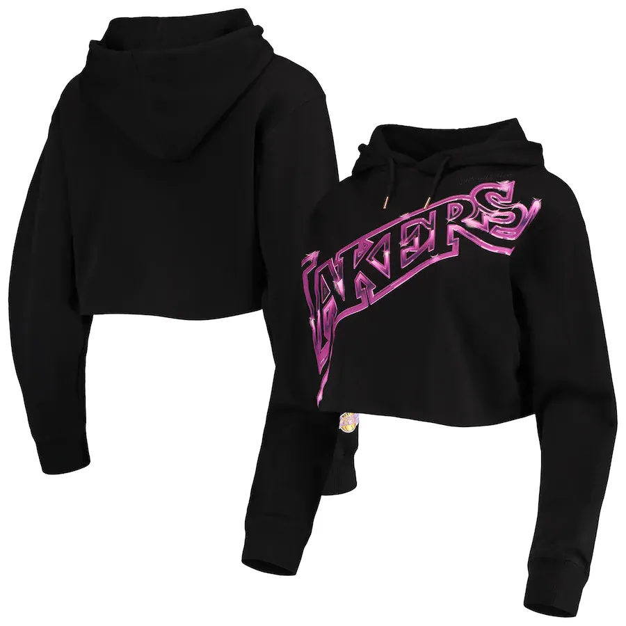 Los Angeles Lakers Women's Big Face 4.0 Crop Hoodie