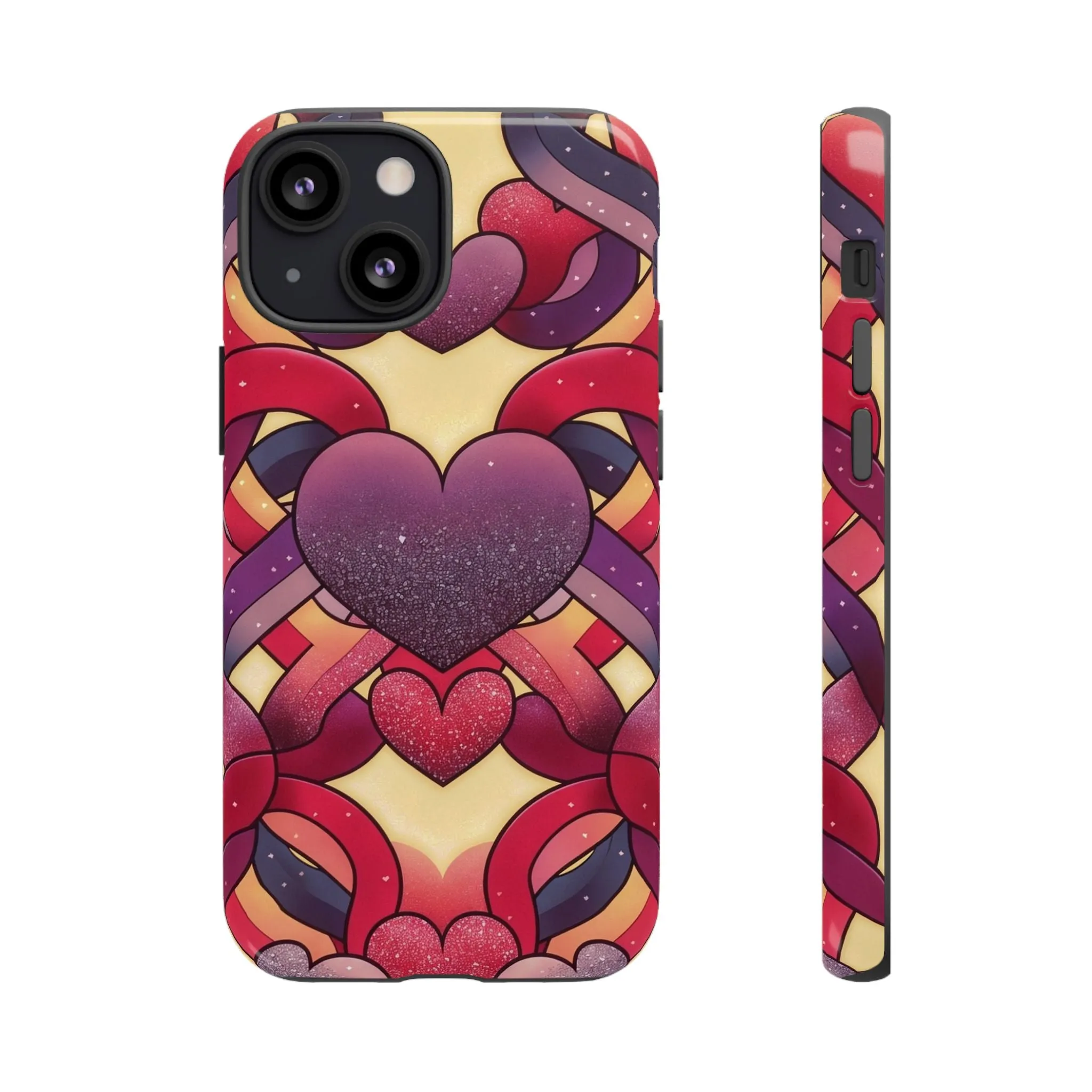 Love at First Sight: Fall Head Over Heels for These Eye-Catching Heart and Ribbon Cell Phone Case