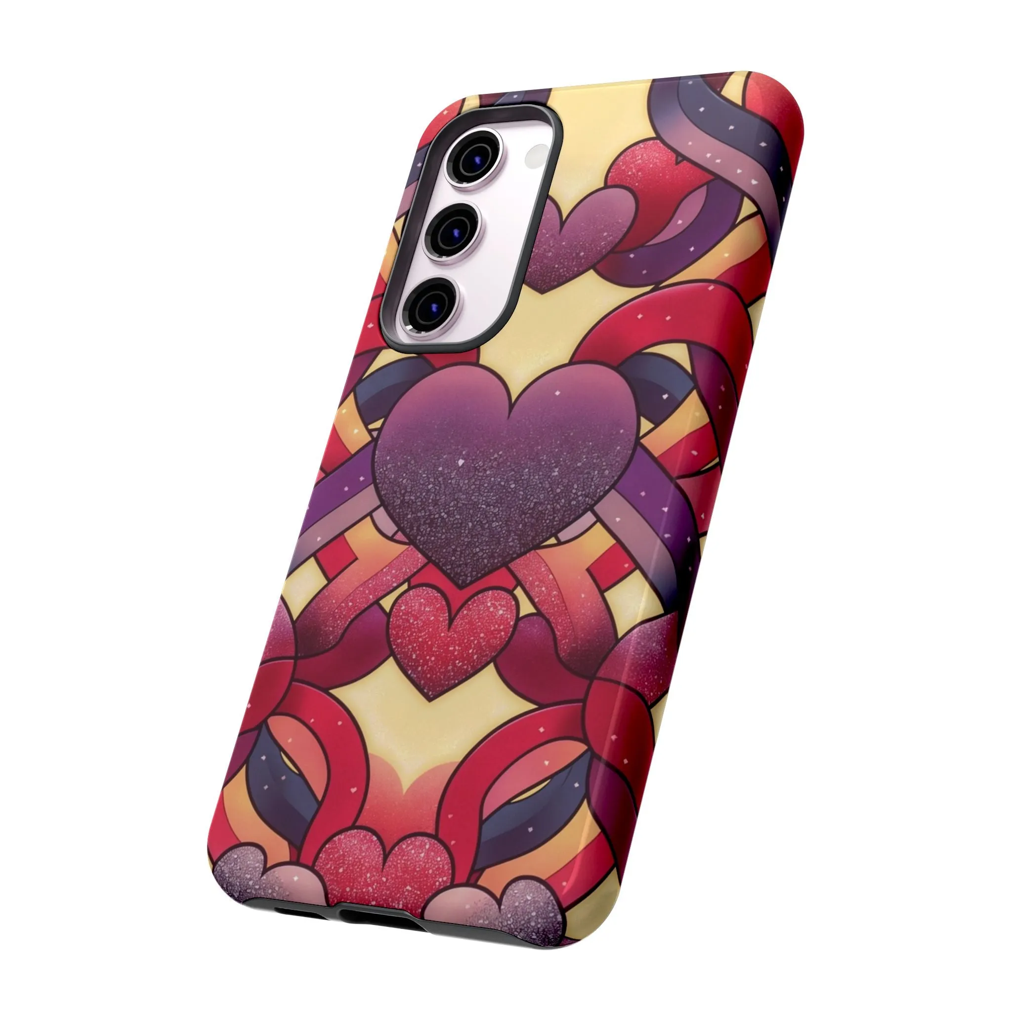 Love at First Sight: Fall Head Over Heels for These Eye-Catching Heart and Ribbon Cell Phone Case