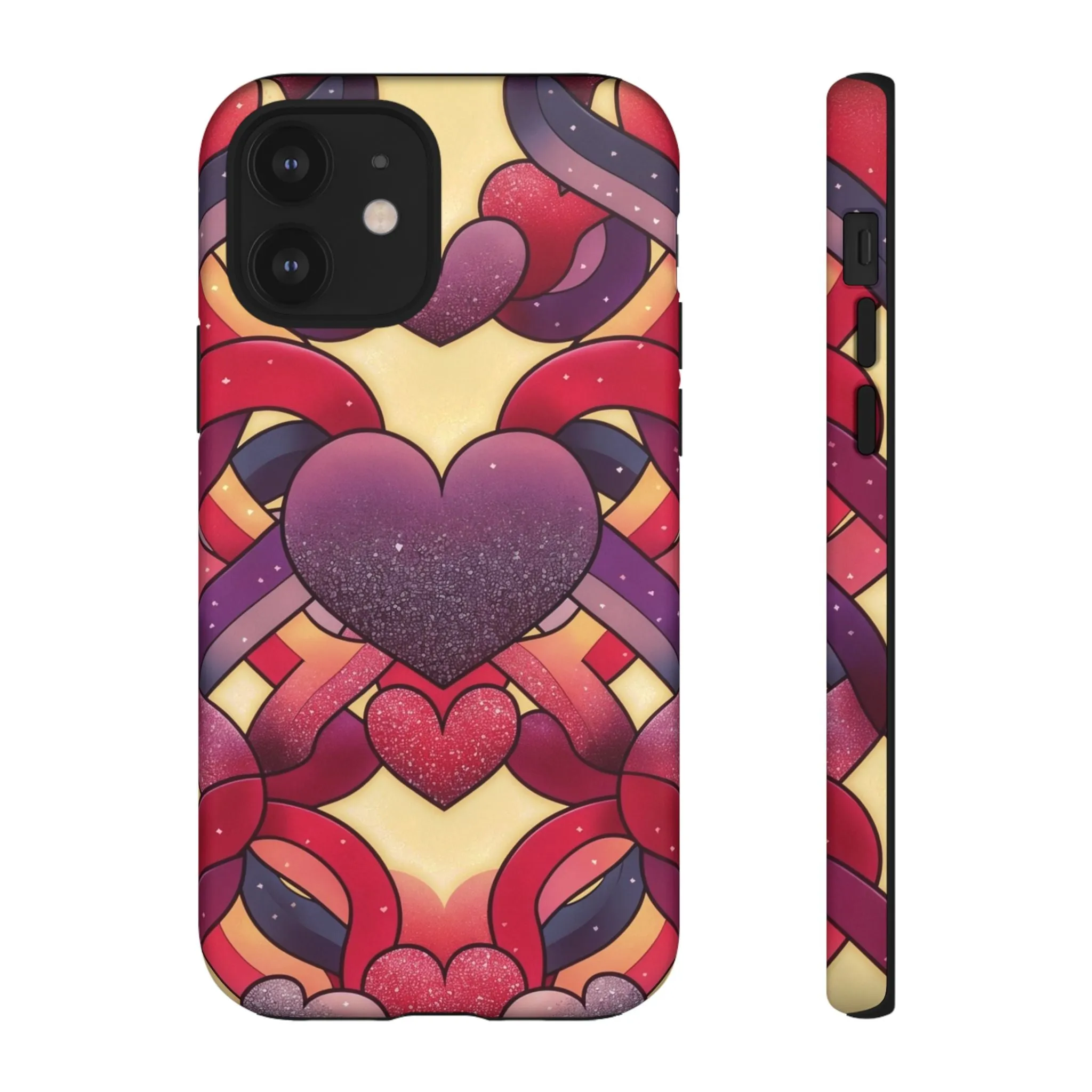 Love at First Sight: Fall Head Over Heels for These Eye-Catching Heart and Ribbon Cell Phone Case