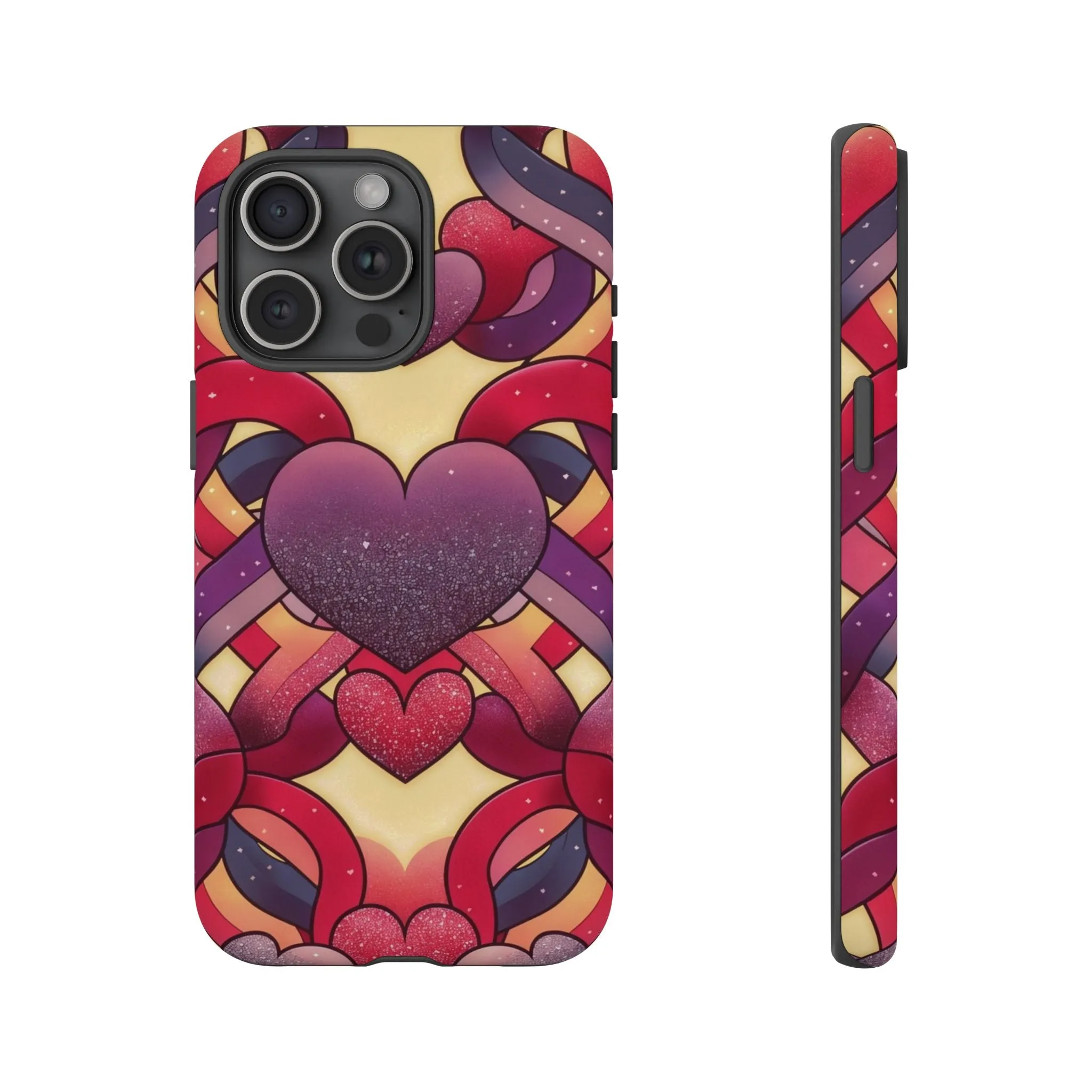 Love at First Sight: Fall Head Over Heels for These Eye-Catching Heart and Ribbon Cell Phone Case