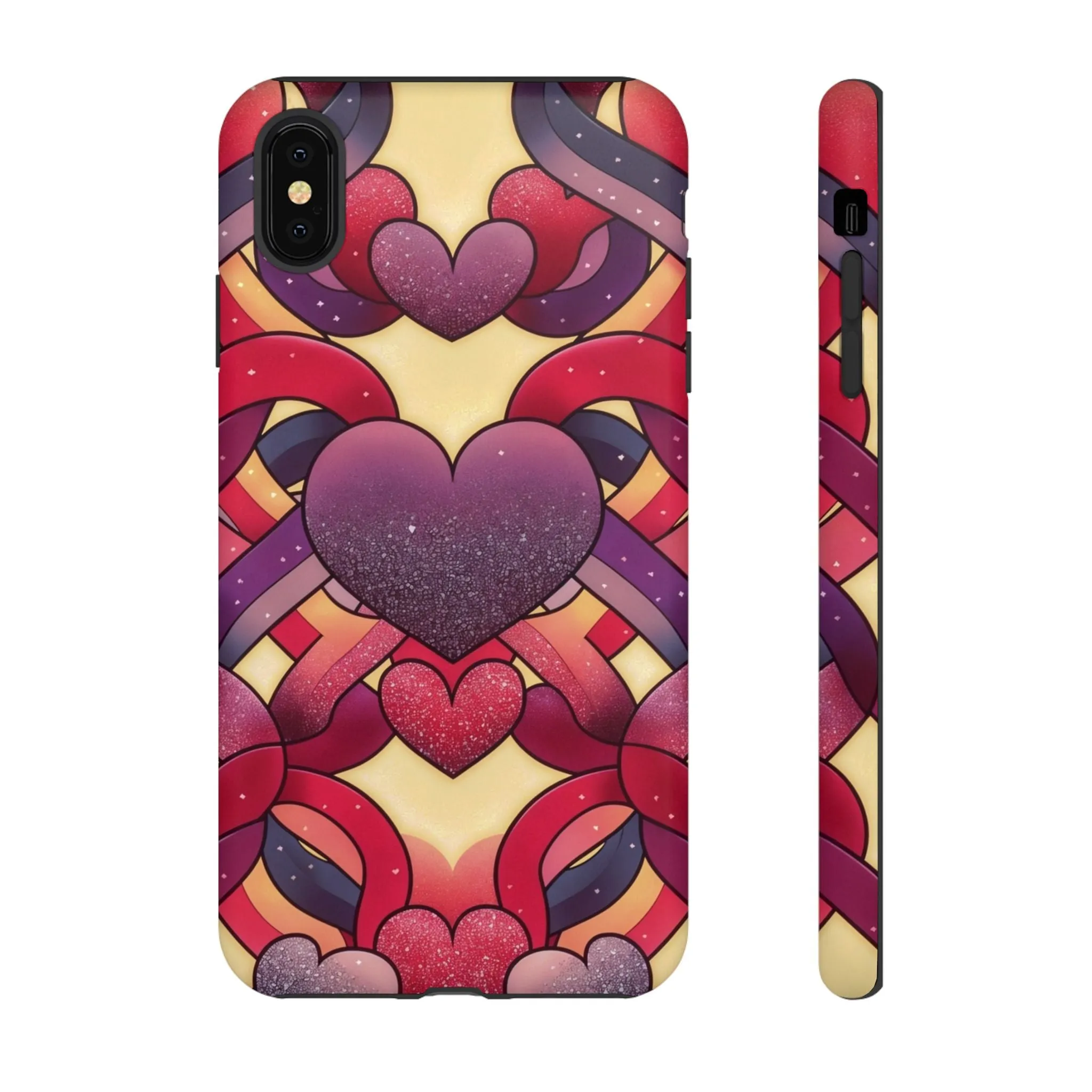 Love at First Sight: Fall Head Over Heels for These Eye-Catching Heart and Ribbon Cell Phone Case