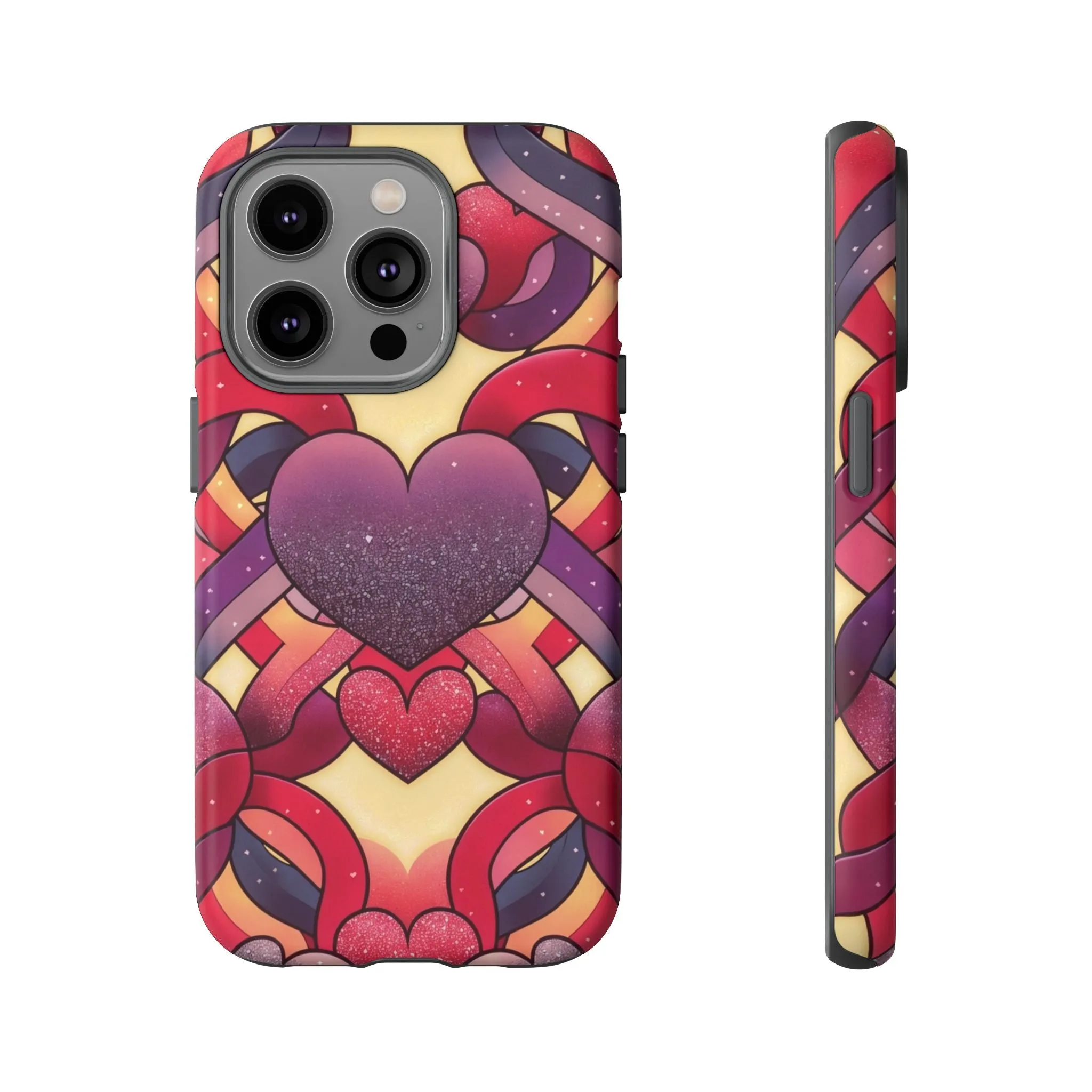 Love at First Sight: Fall Head Over Heels for These Eye-Catching Heart and Ribbon Cell Phone Case