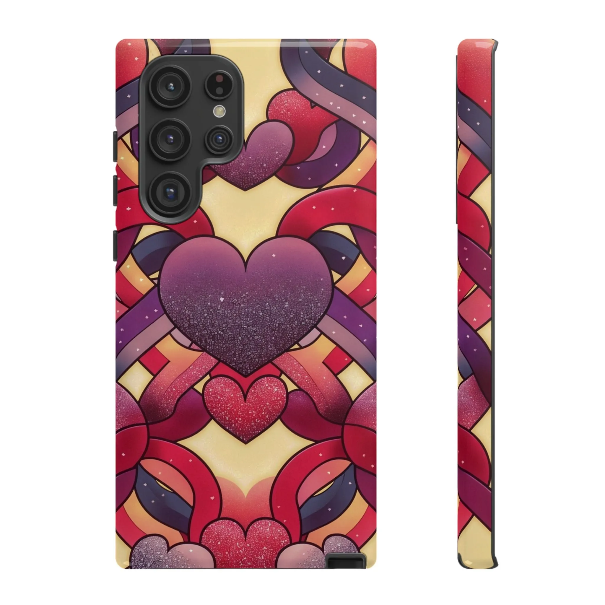 Love at First Sight: Fall Head Over Heels for These Eye-Catching Heart and Ribbon Cell Phone Case