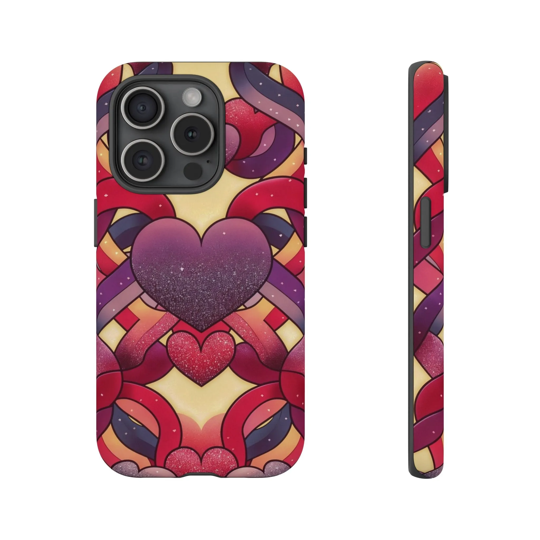 Love at First Sight: Fall Head Over Heels for These Eye-Catching Heart and Ribbon Cell Phone Case