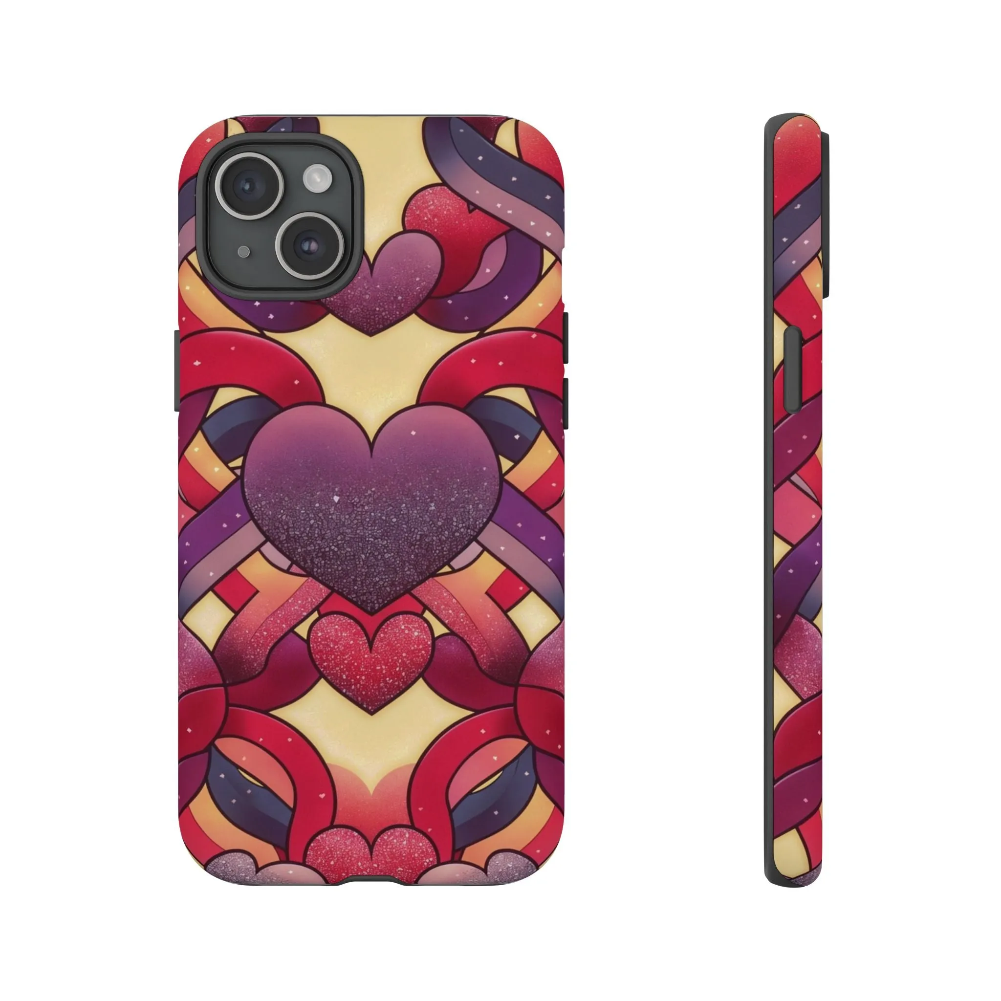 Love at First Sight: Fall Head Over Heels for These Eye-Catching Heart and Ribbon Cell Phone Case