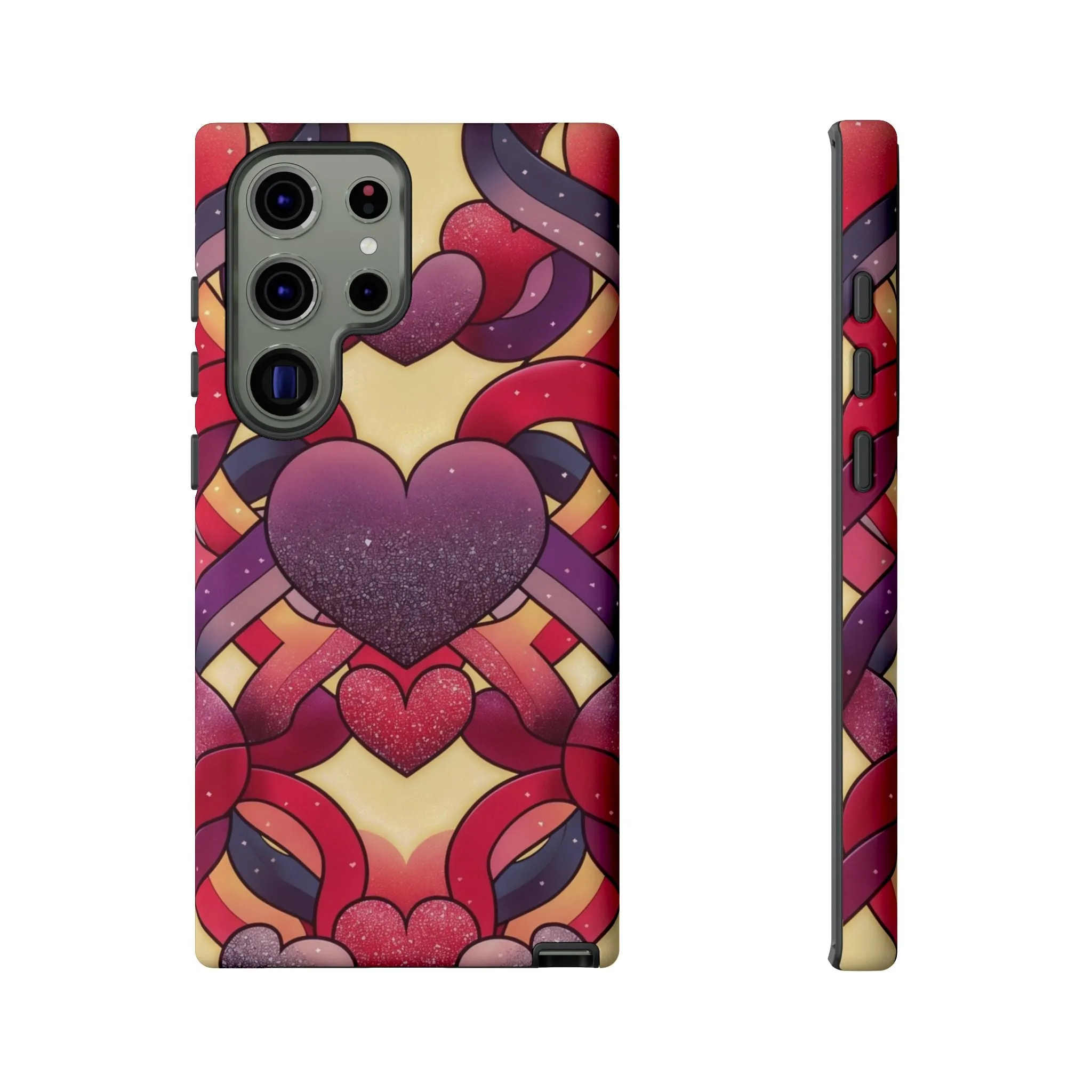 Love at First Sight: Fall Head Over Heels for These Eye-Catching Heart and Ribbon Cell Phone Case