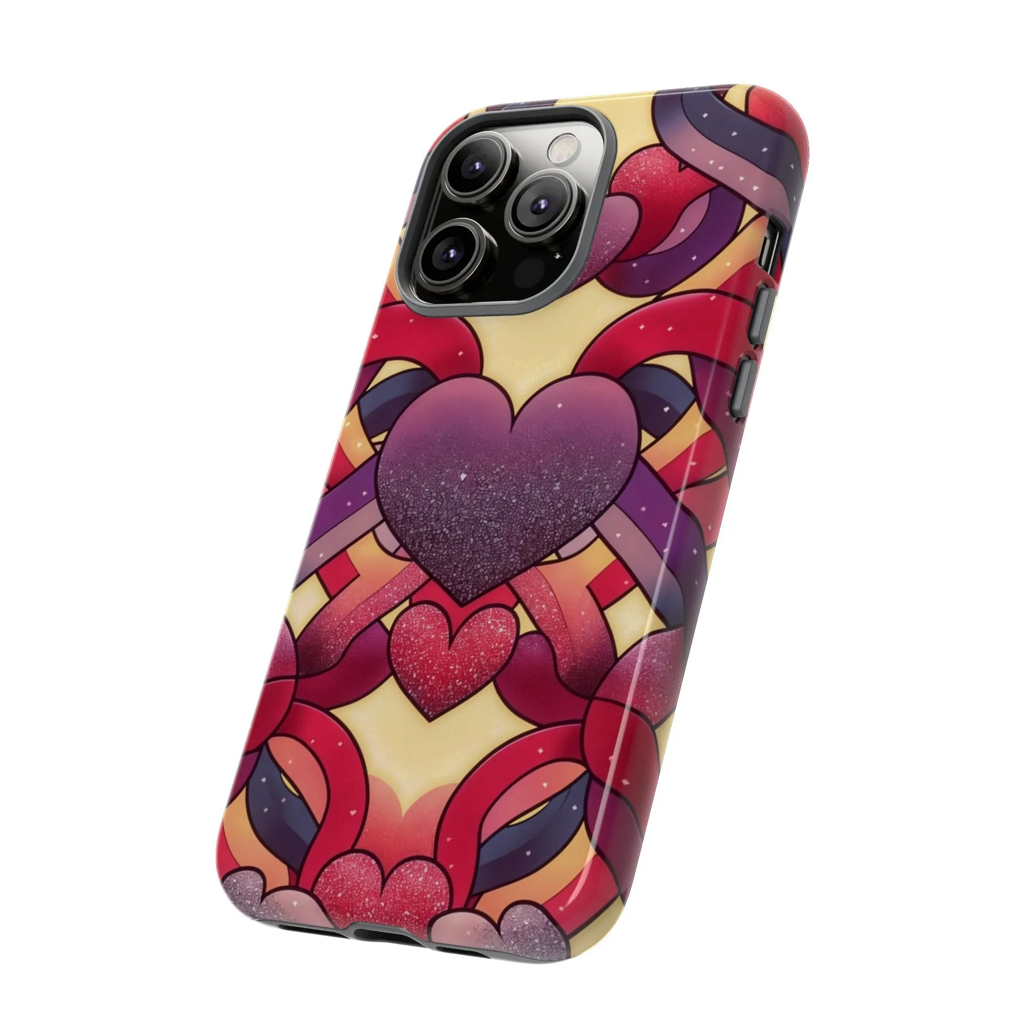 Love at First Sight: Fall Head Over Heels for These Eye-Catching Heart and Ribbon Cell Phone Case