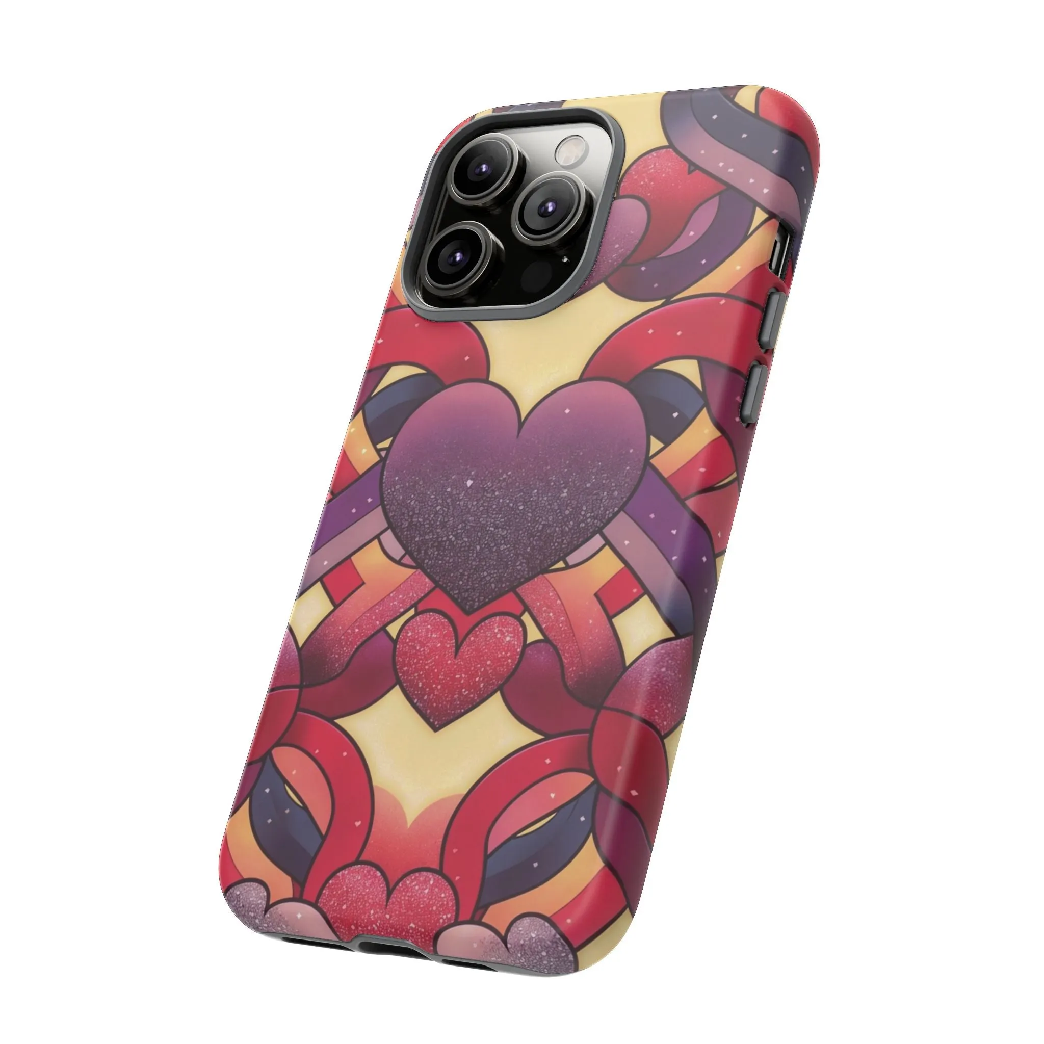 Love at First Sight: Fall Head Over Heels for These Eye-Catching Heart and Ribbon Cell Phone Case