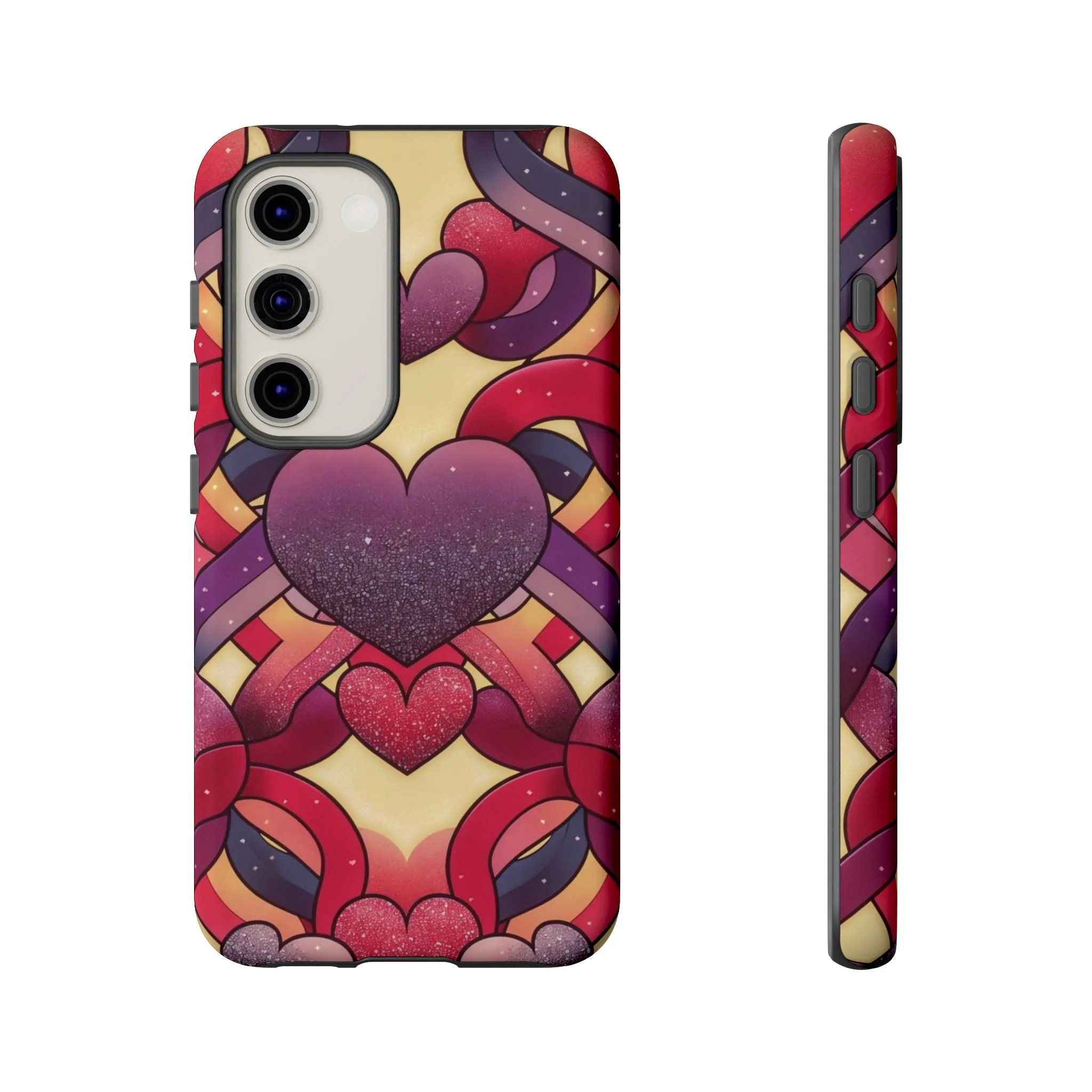 Love at First Sight: Fall Head Over Heels for These Eye-Catching Heart and Ribbon Cell Phone Case