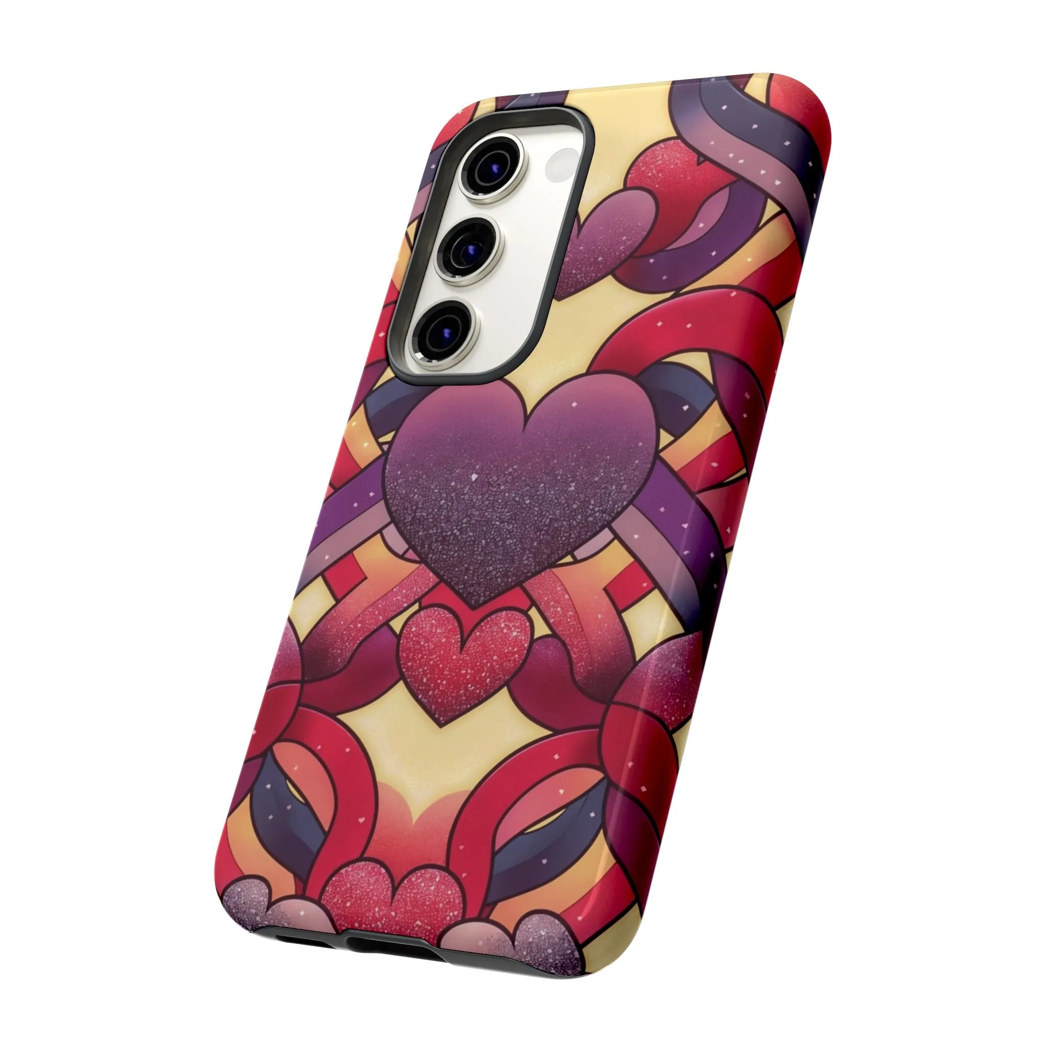 Love at First Sight: Fall Head Over Heels for These Eye-Catching Heart and Ribbon Cell Phone Case