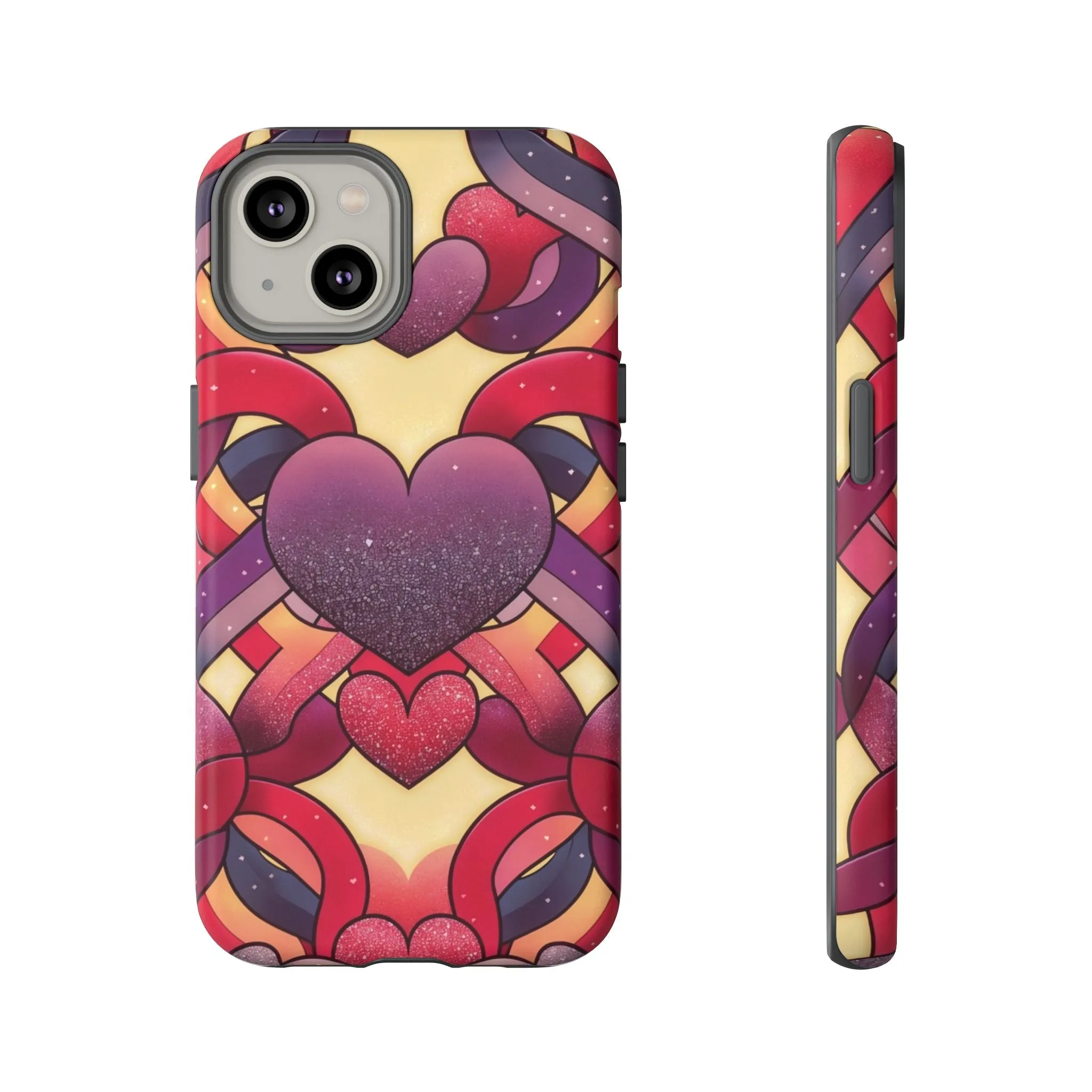 Love at First Sight: Fall Head Over Heels for These Eye-Catching Heart and Ribbon Cell Phone Case