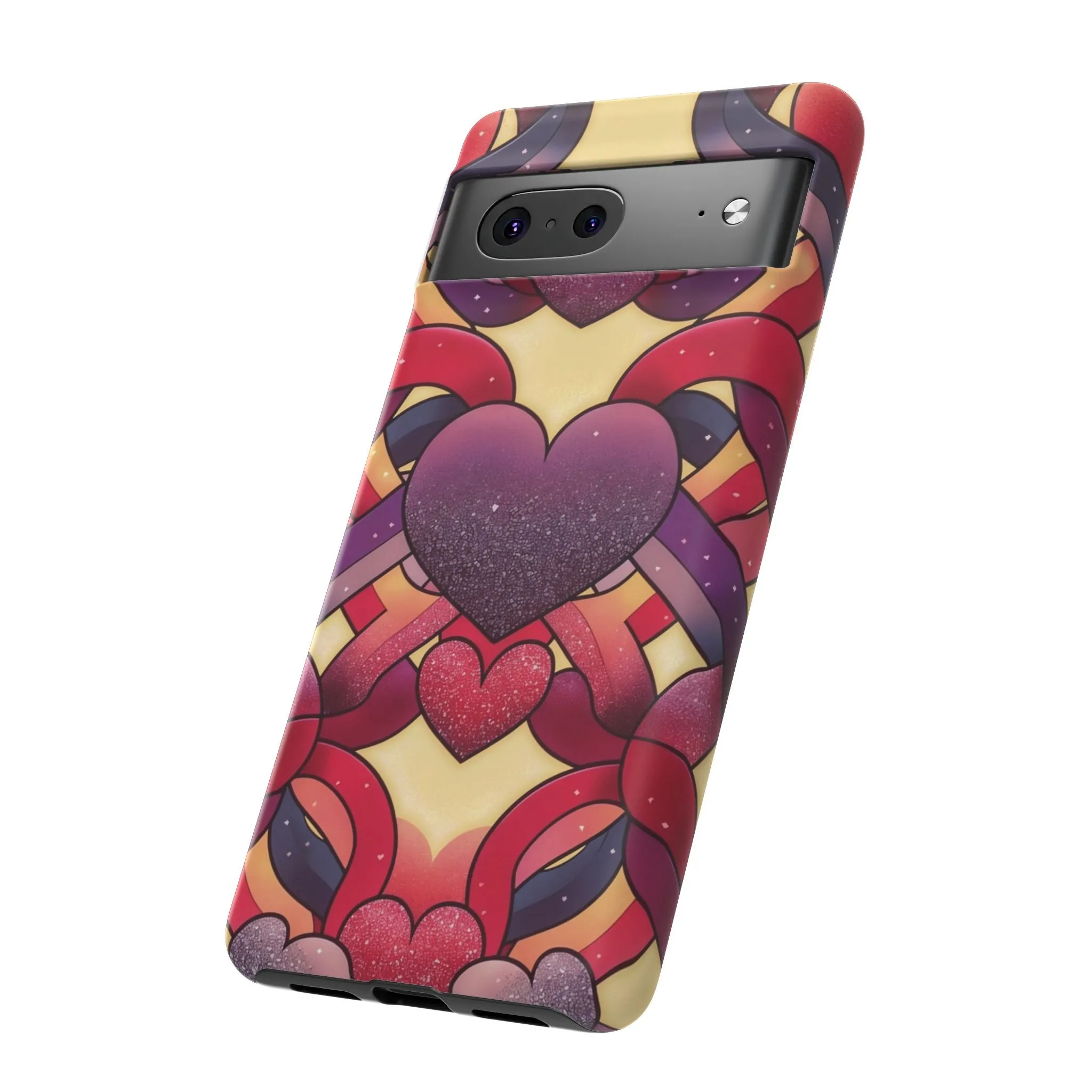 Love at First Sight: Fall Head Over Heels for These Eye-Catching Heart and Ribbon Cell Phone Case