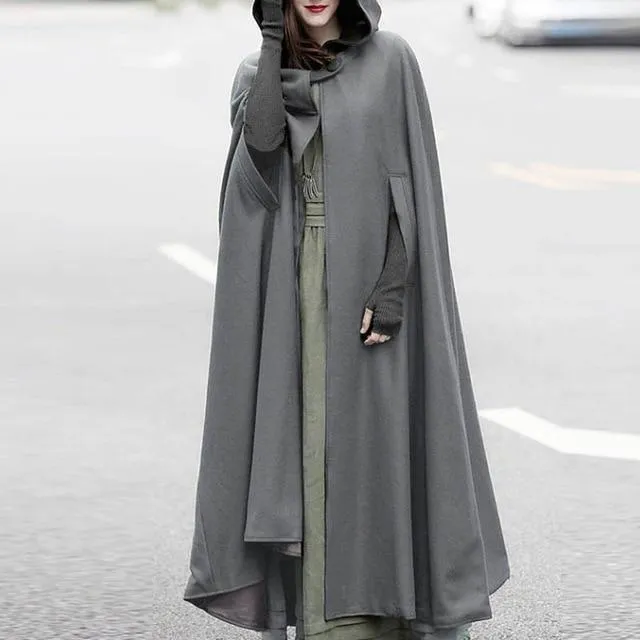 Lushine Plus Size Hooded Cloak