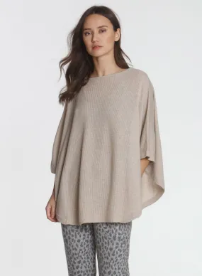 Luxe Circle Poncho - Barley