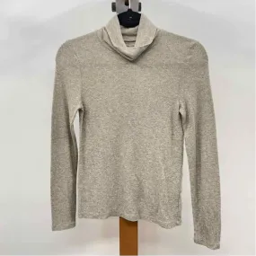 madewell Women's Size M Gray Shimmer Long Sleeve Shirt