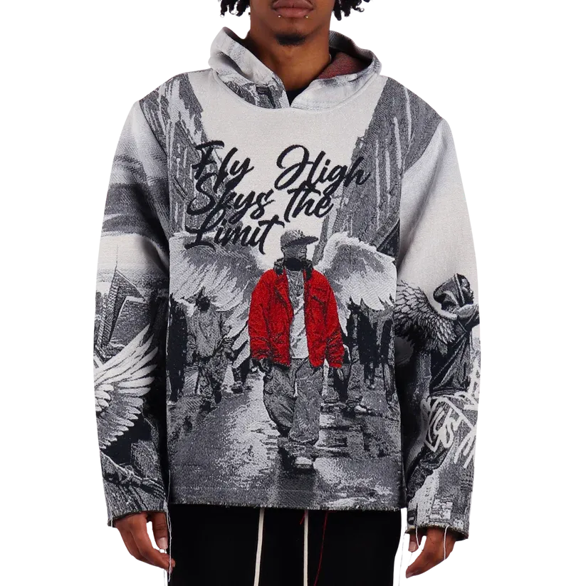 MAJESTIC Fly High Tapestry Graphic Hoodie