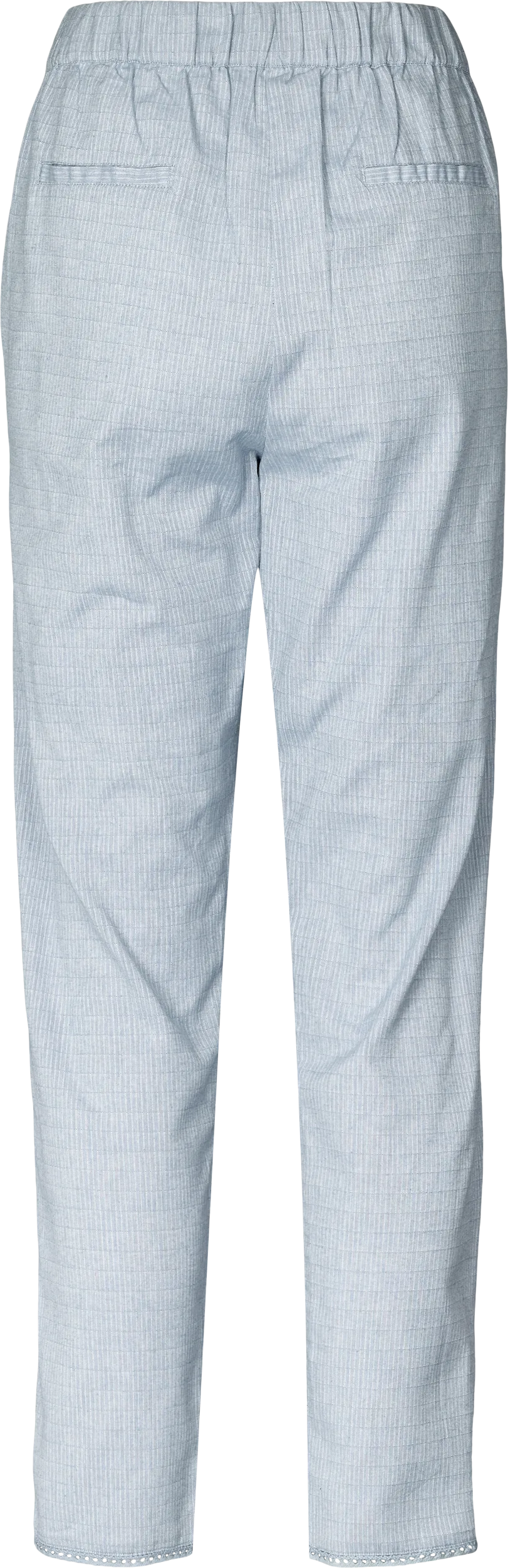 Margit Pant Cotton Texture - Dove Feather